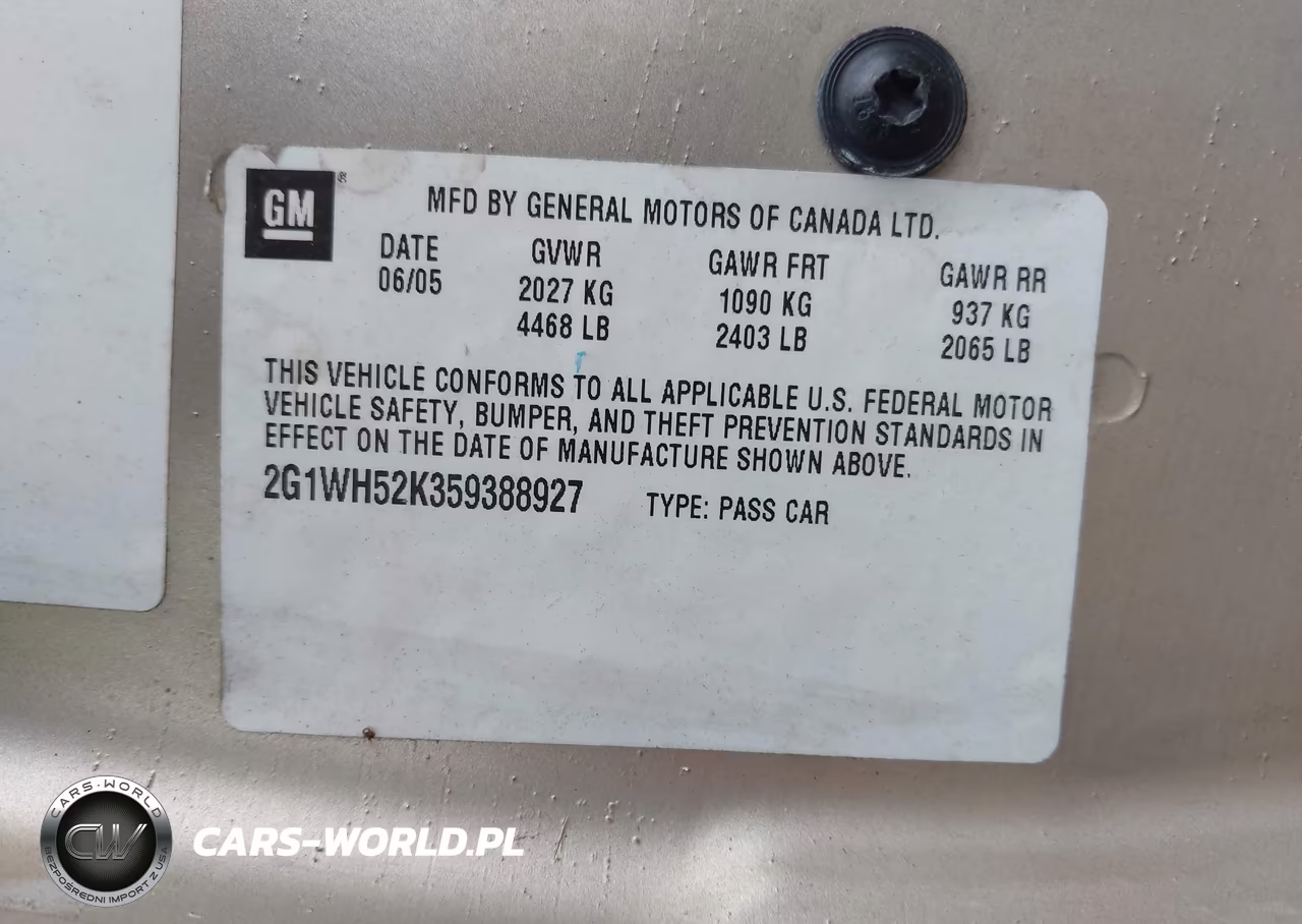 2005 Chevrolet Impala Ls VIN:2G1WH52K359388927 - 9