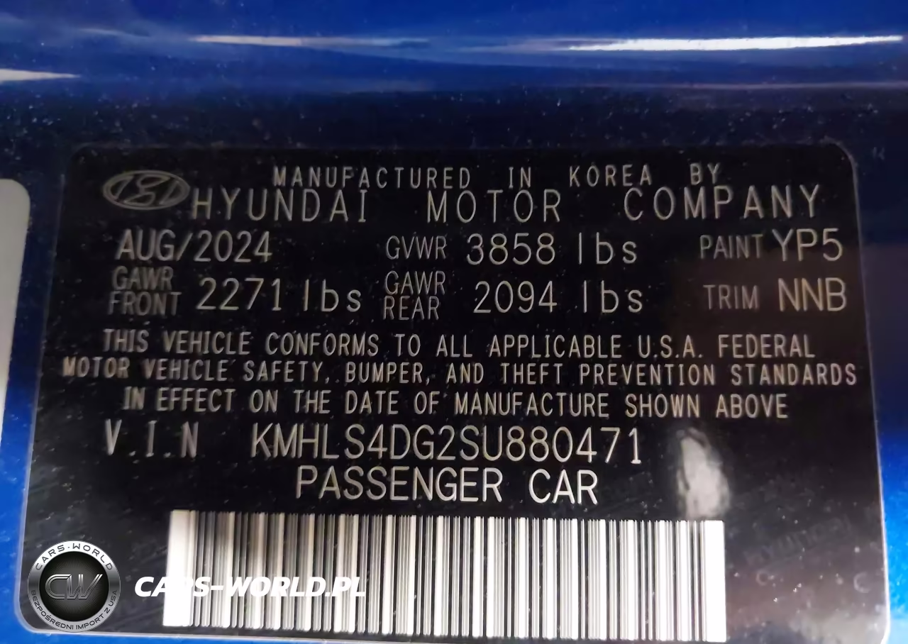 2025 Hyundai Elantra Sel Convenience VIN:KMHLS4DG2SU880471 - 9
