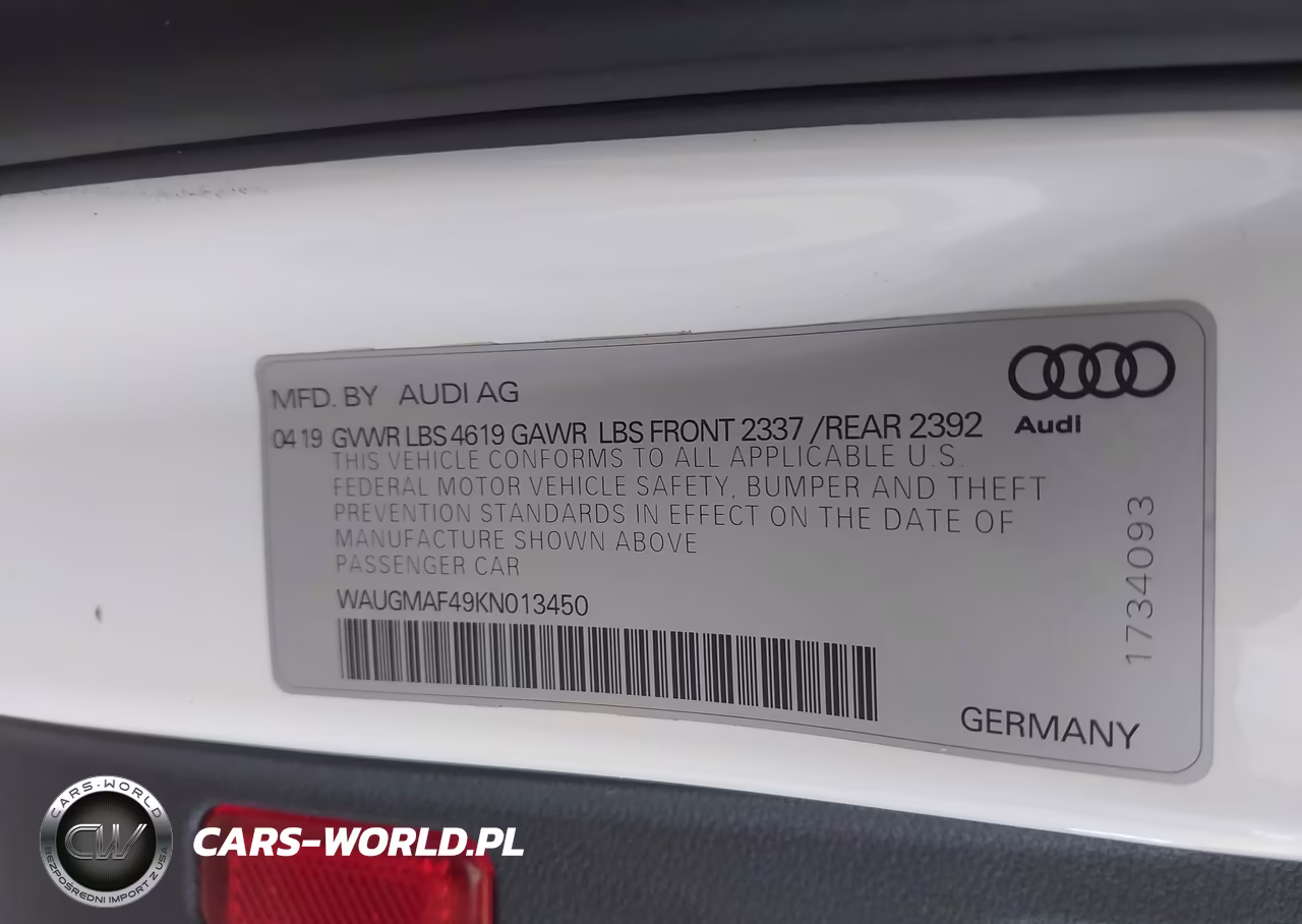 2019 Audi A4 40 Premium-40 Titanium Premium VIN:WAUGMAF49KN013450 - 9