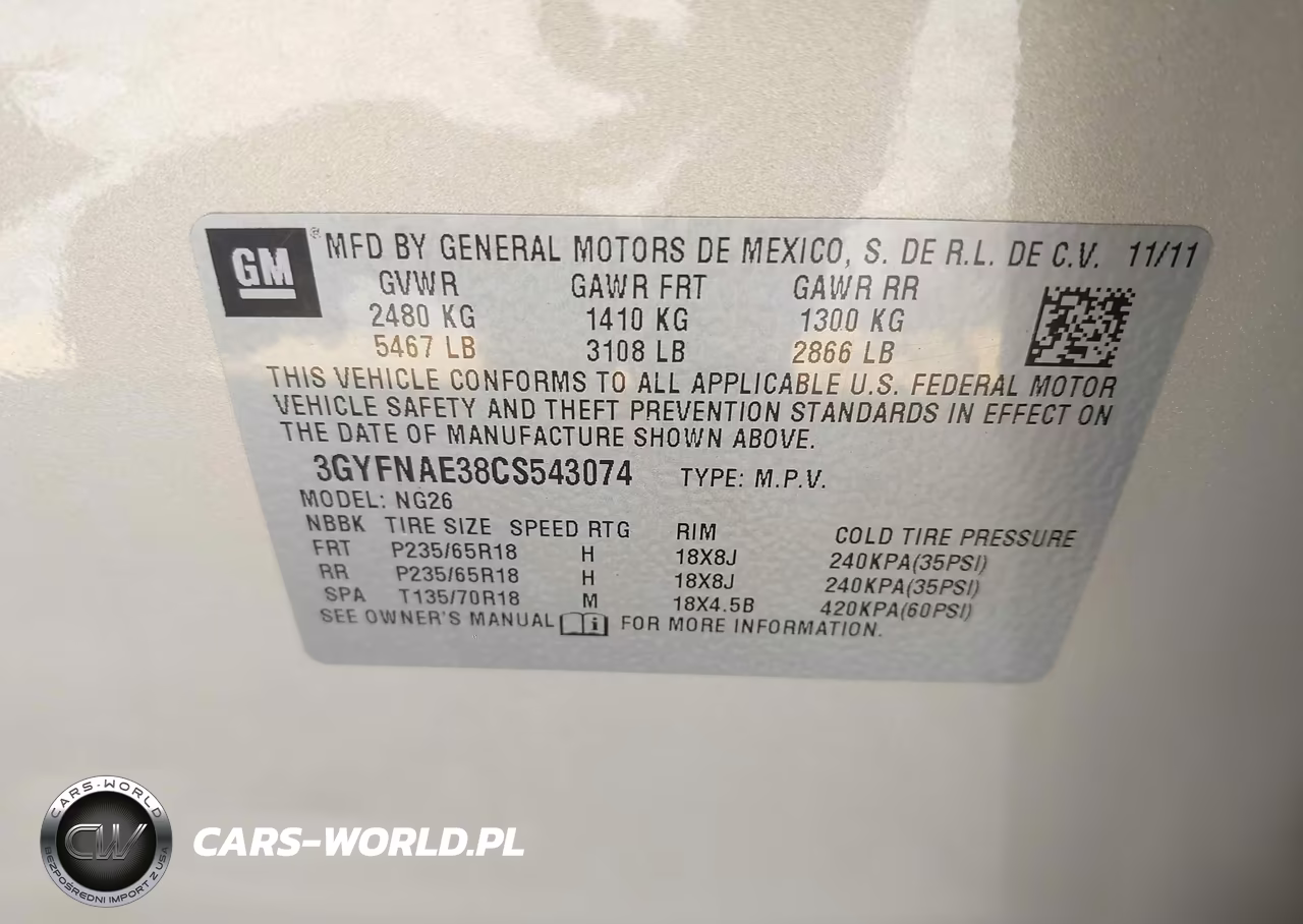 2012 Cadillac Srx Luxury Collection VIN:3GYFNAE38CS543074 - 9