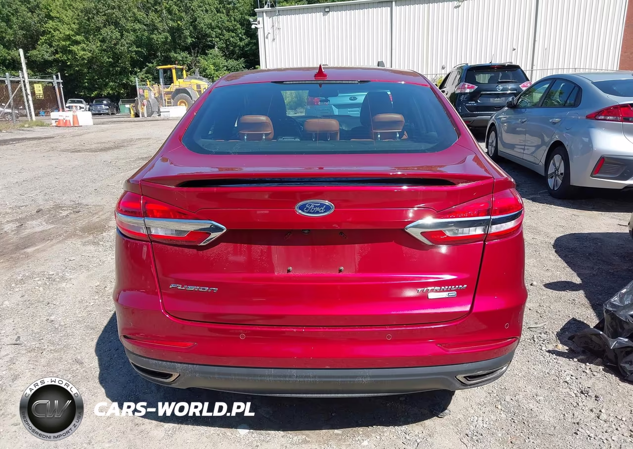 2019 Ford Fusion Titanium VIN:3FA6P0D97KR264503 - 16