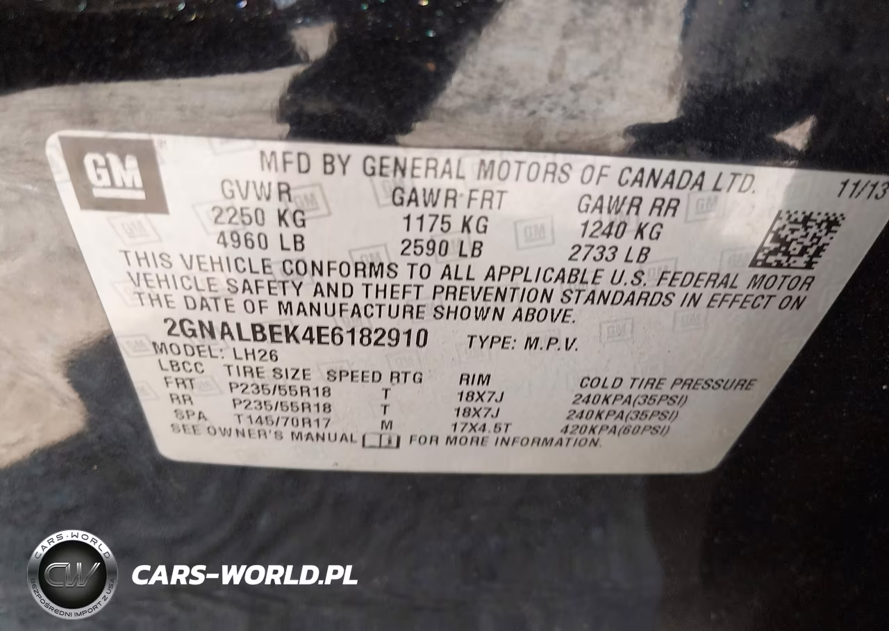 2014 Chevrolet Equinox 1Lt VIN:2GNALBEK4E6182910 - 9
