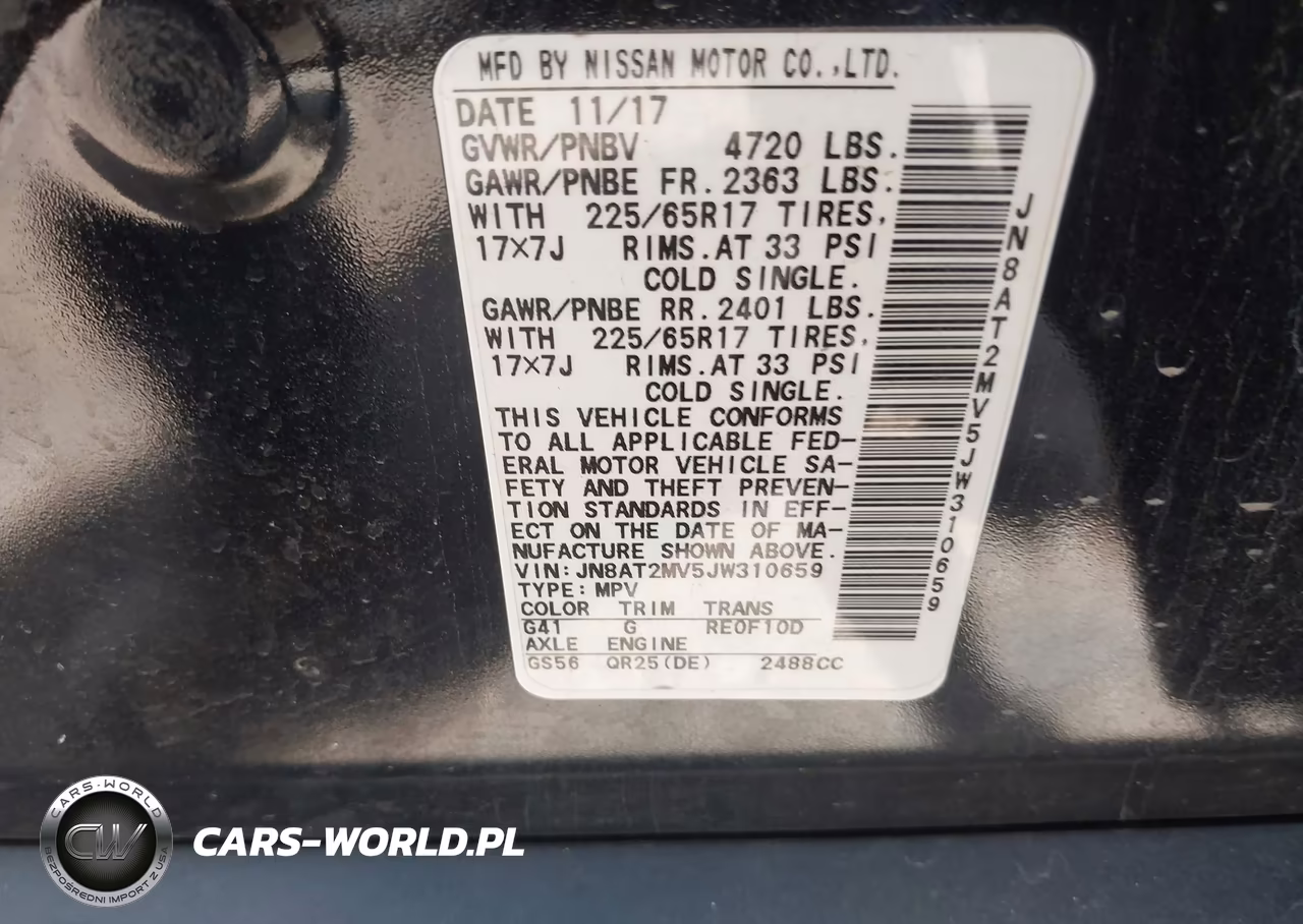 2018 Nissan Rogue S VIN:JN8AT2MV5JW310659 - 9