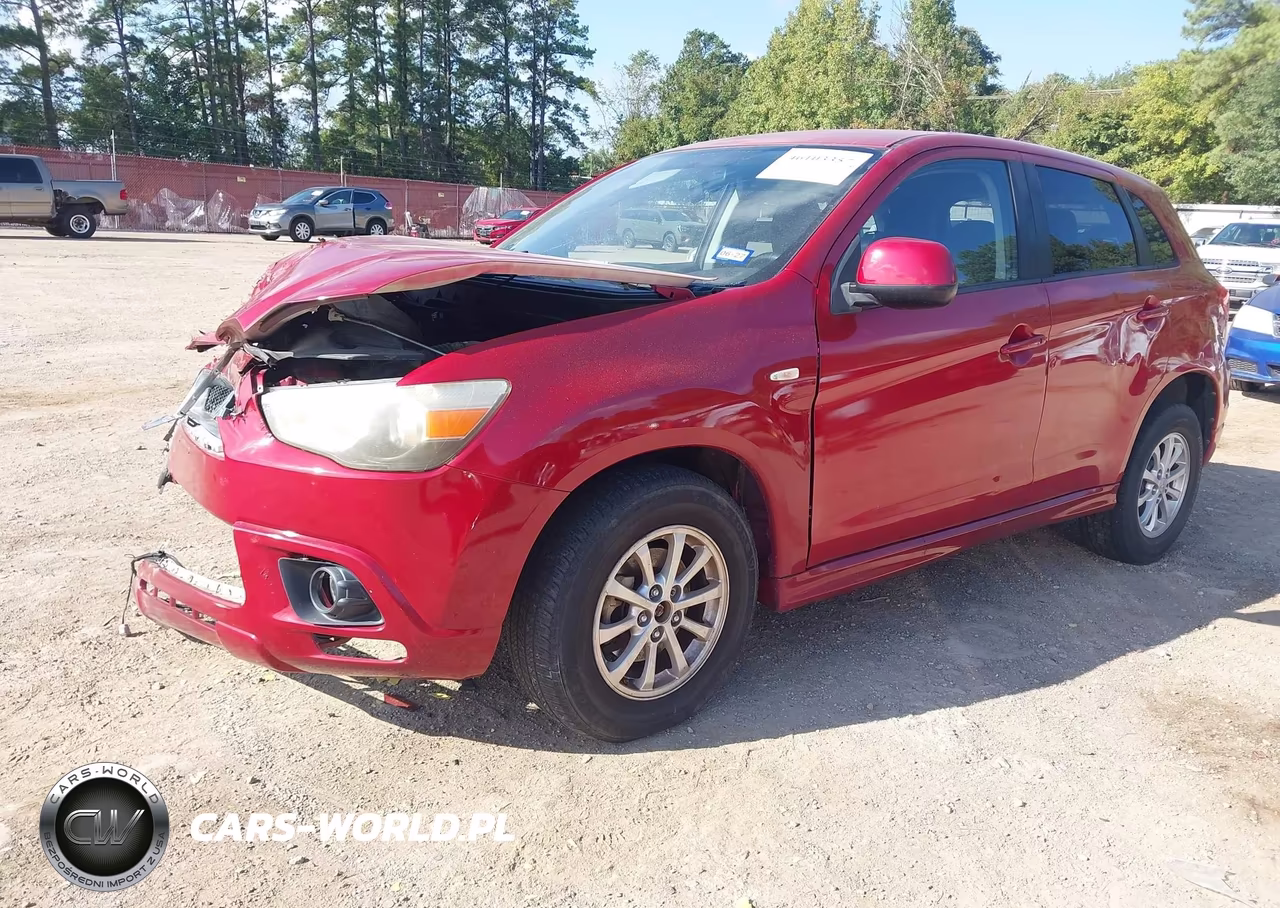 2012 Mitsubishi Outlander Sport Es VIN:JA4AP3AU6CZ001330 - 2
