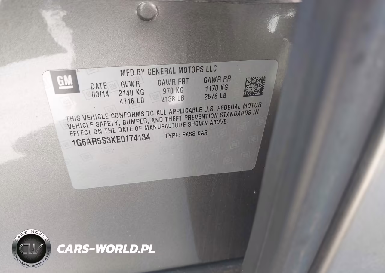 2014 Cadillac Cts Luxury VIN:1G6AR5S3XE0174134 - 9