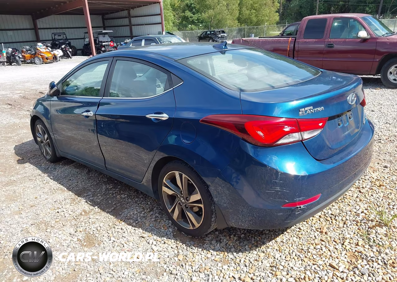 2014 Hyundai Elantra Limited VIN:KMHDH4AE2EU153955 - 3