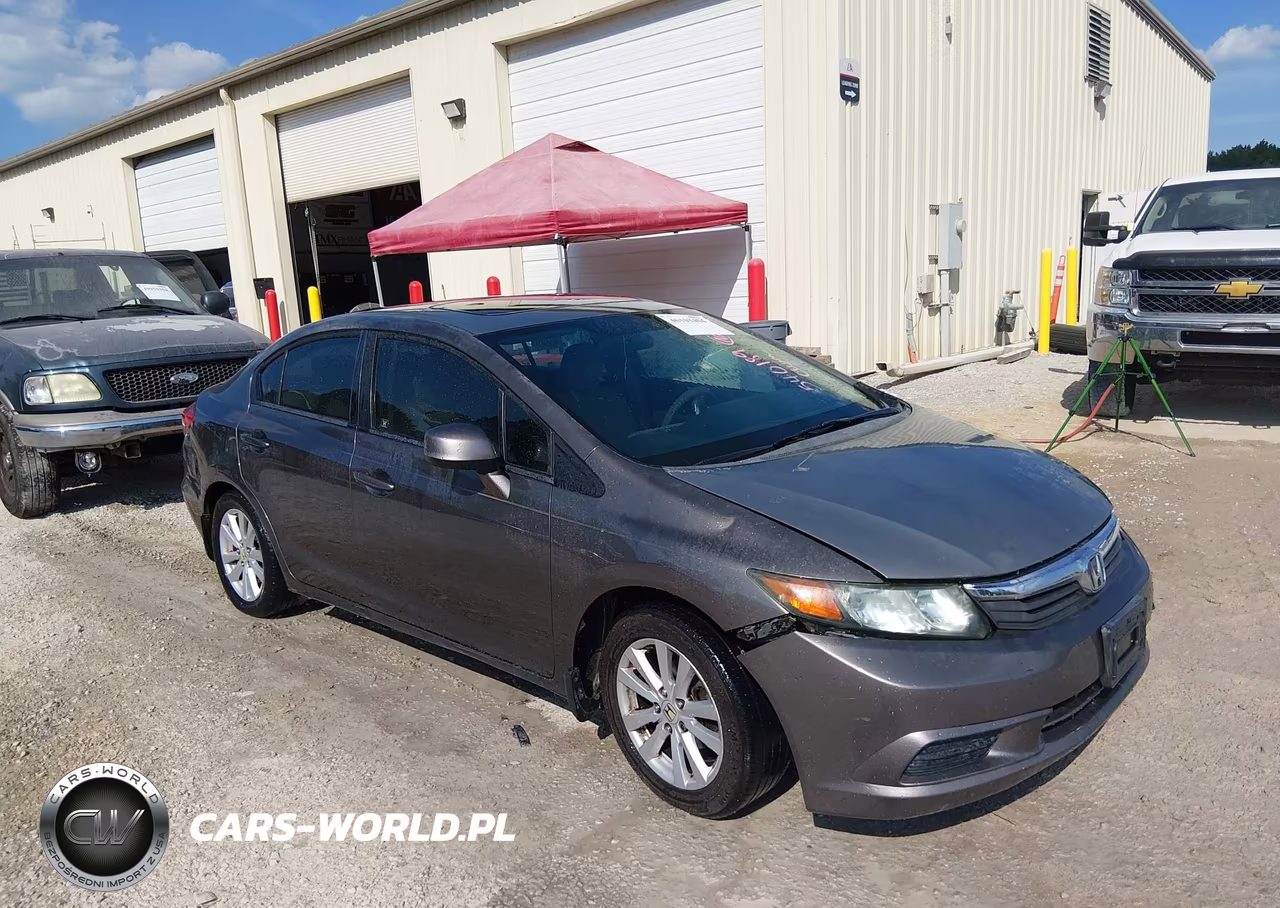 2012 Honda Civic Ex VIN:2HGFB2F86CH540189 - 1