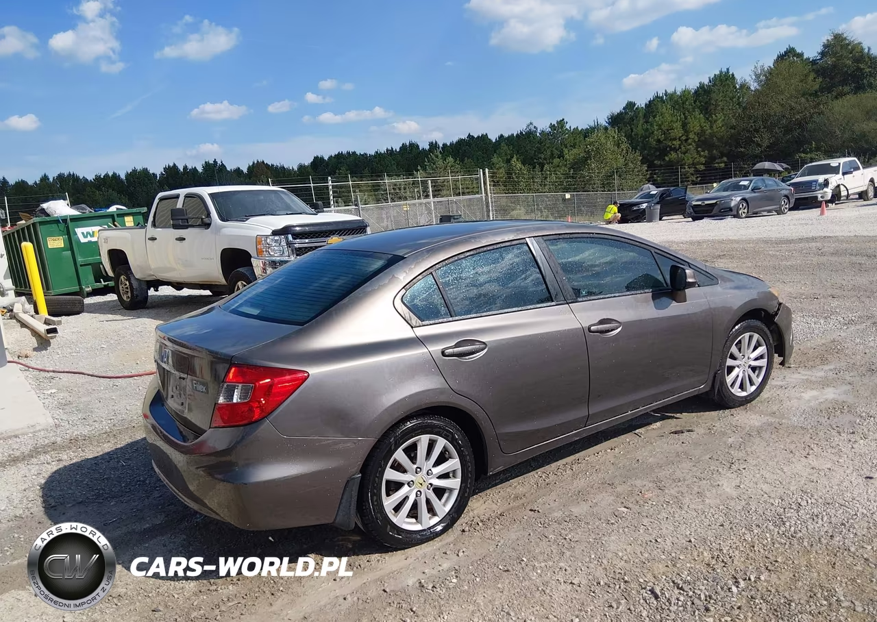 2012 Honda Civic Ex VIN:2HGFB2F86CH540189 - 4