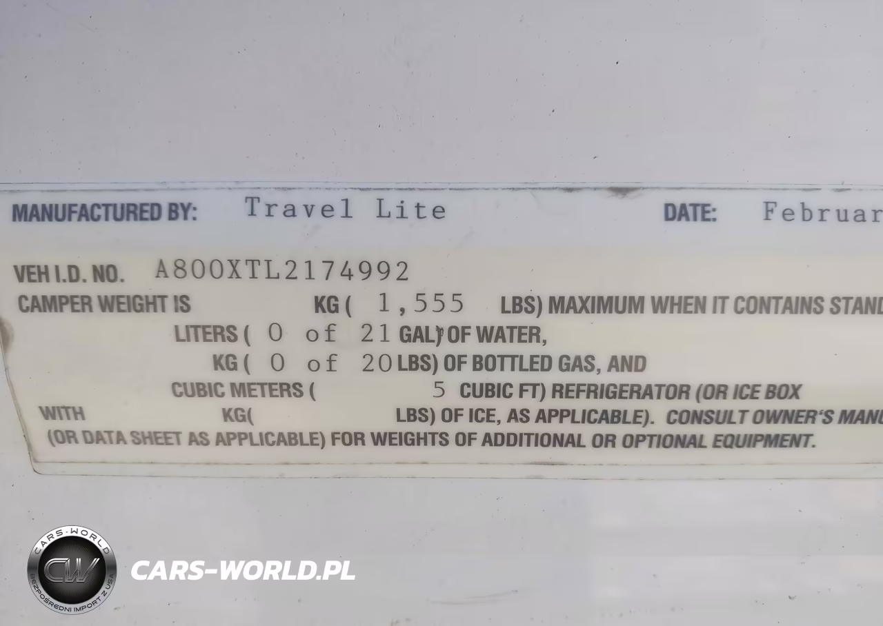 2017 Travel Lite Other VIN:A800XTL2174992 - 9