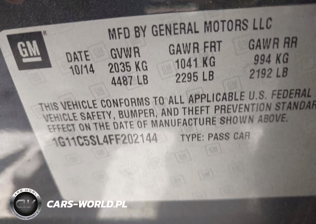 2015 Chevrolet Malibu 1Lt VIN:1G11C5SL4FF202144 - 9
