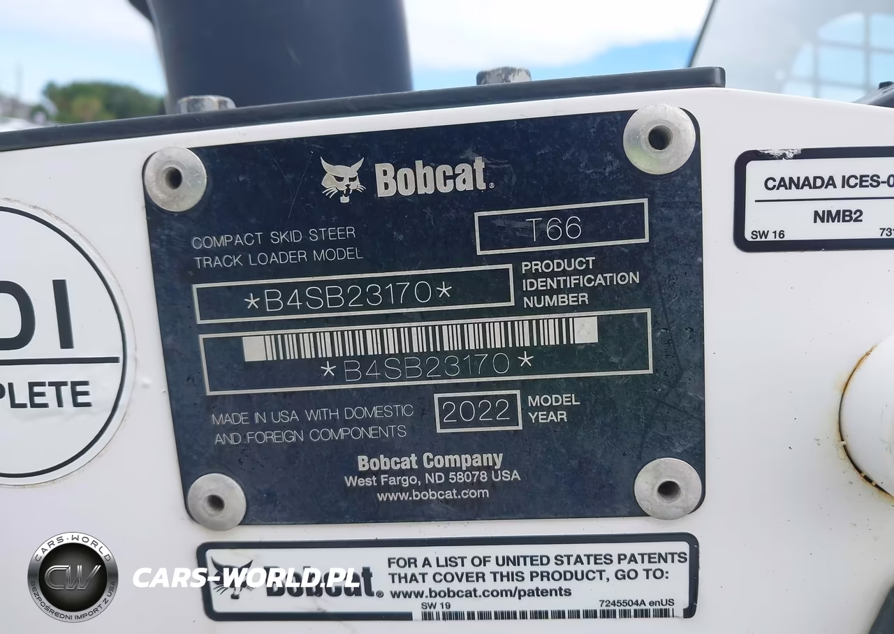 2022 Bobcat T66 Compact Track Loader VIN:B4SB23170 - 9