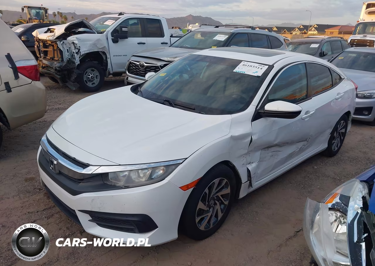 2016 Honda Civic Ex VIN:19XFC2F71GE054216 - 2