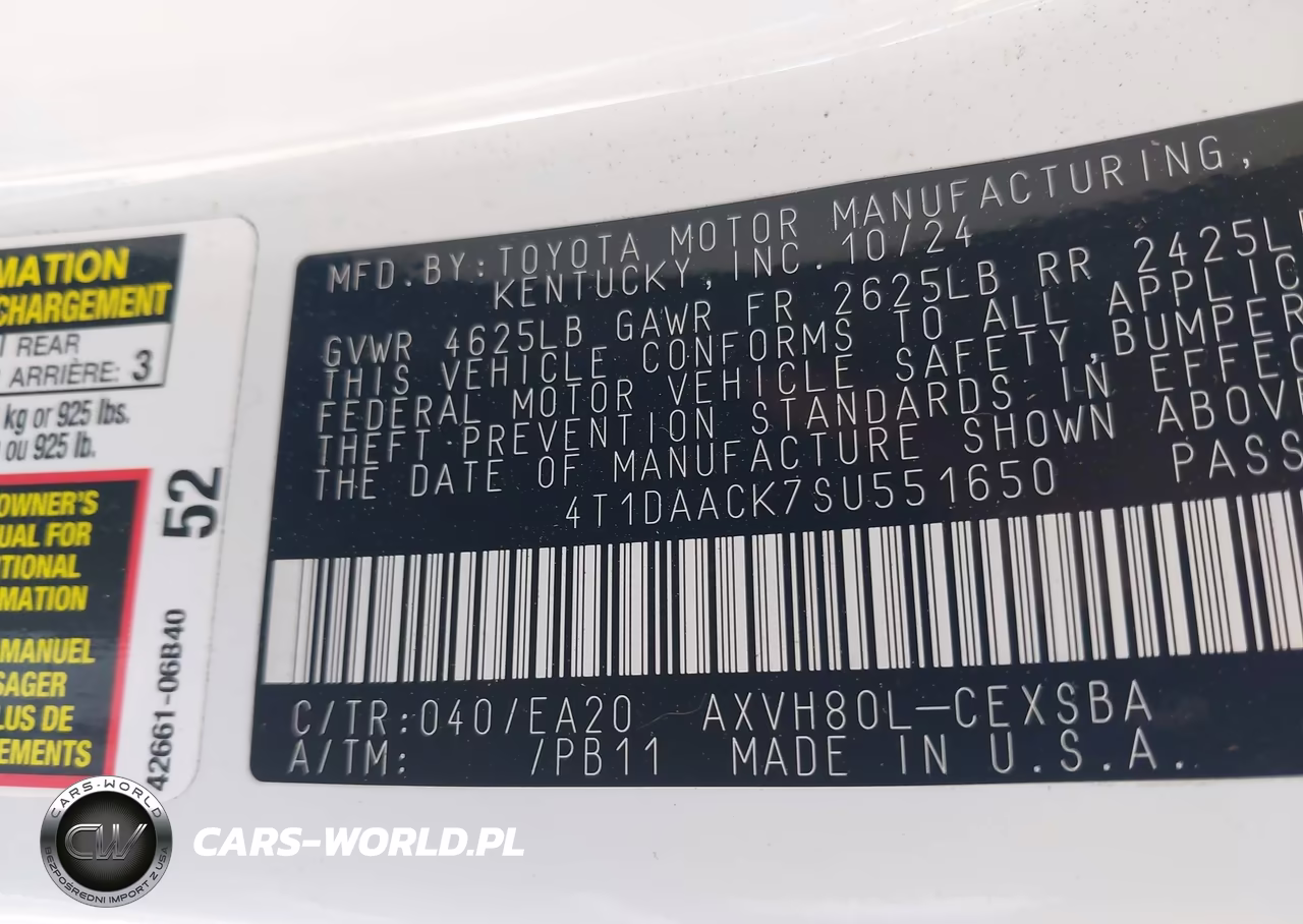 2025 Toyota Camry Se VIN:4T1DAACK7SU551650 - 9