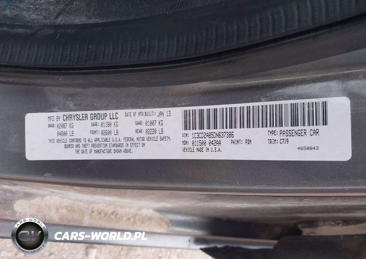 2013 Dodge Avenger Se VIN:1C3CDZAB5DN637386 - 9