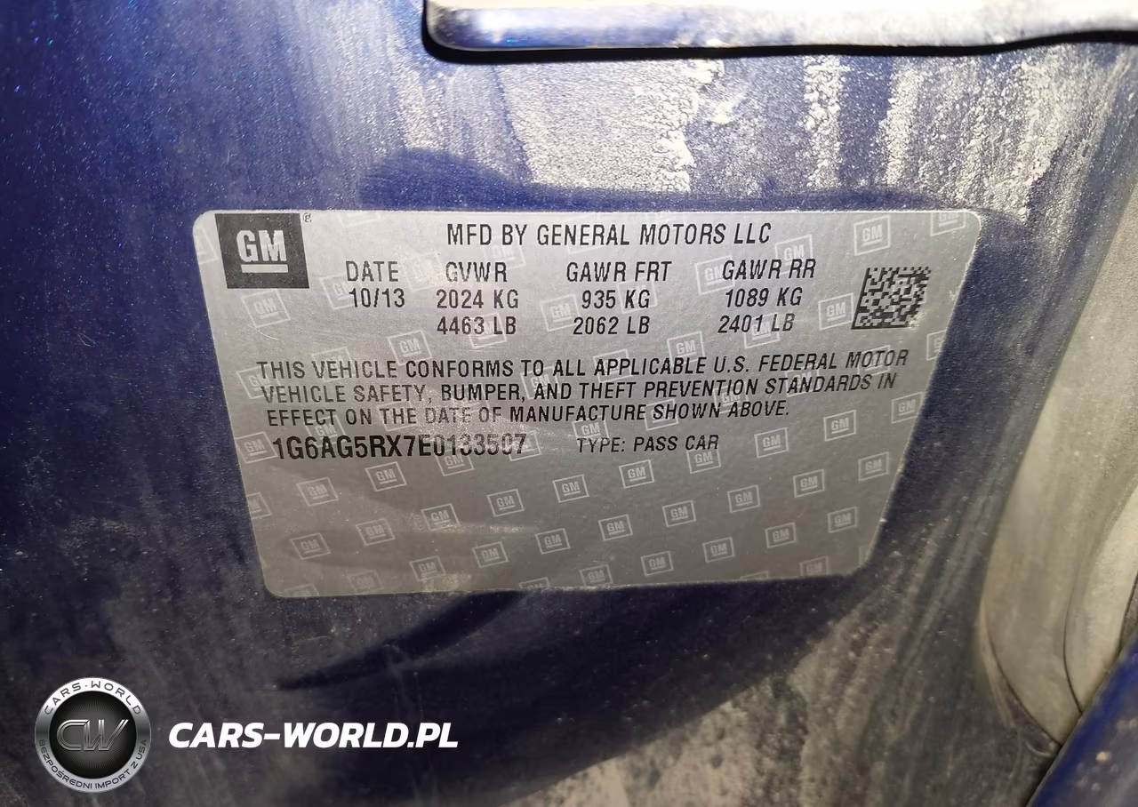 2014 Cadillac Ats Standard VIN:1G6AG5RX7E0133507 - 9