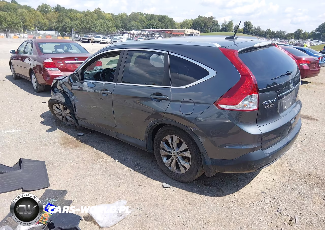 2013 Honda Cr-V Ex-L VIN:2HKRM4H74DH667487 - 3