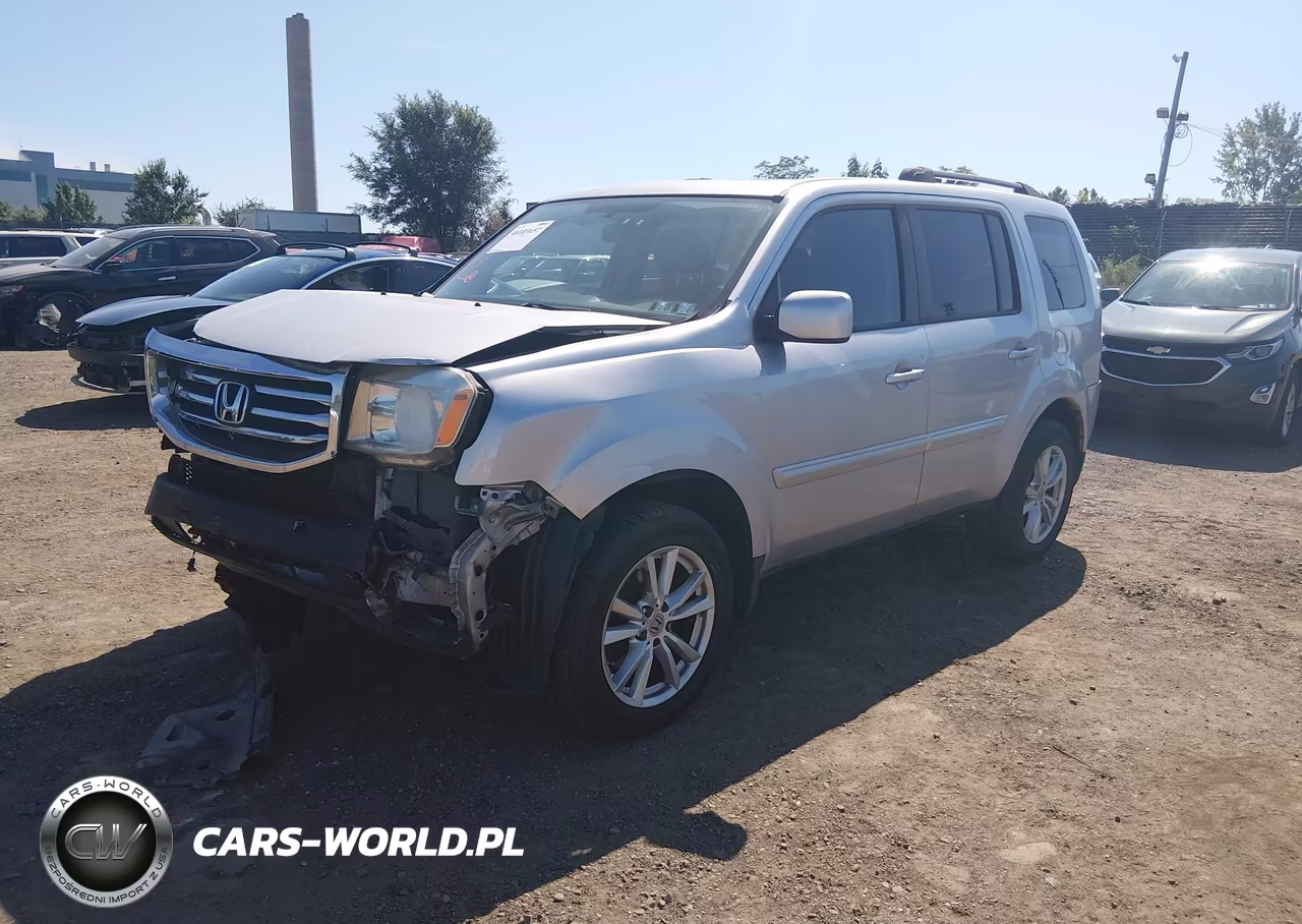 2013 Honda Pilot Ex-L VIN:5FNYF4H51DB017504 - 2
