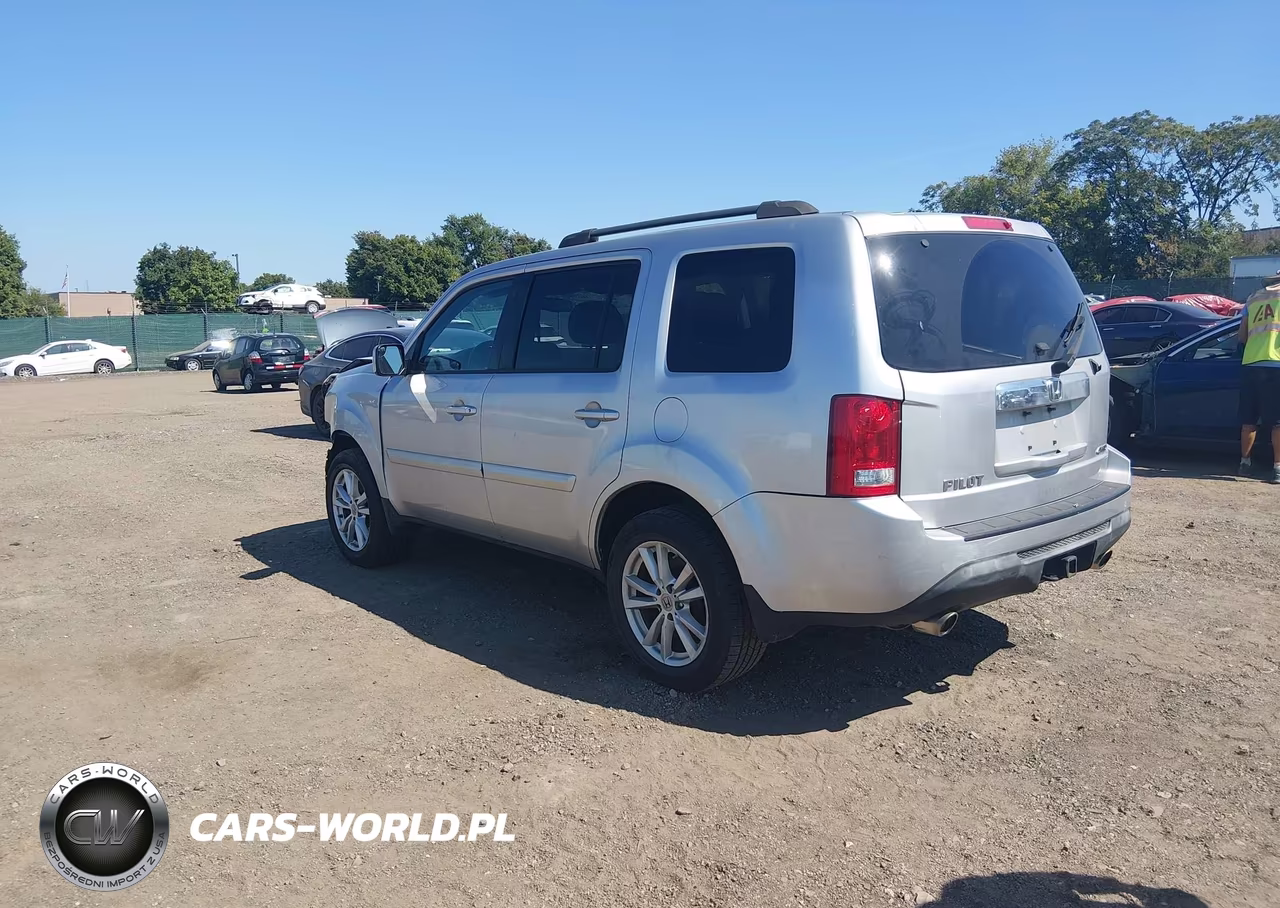 2013 Honda Pilot Ex-L VIN:5FNYF4H51DB017504 - 3