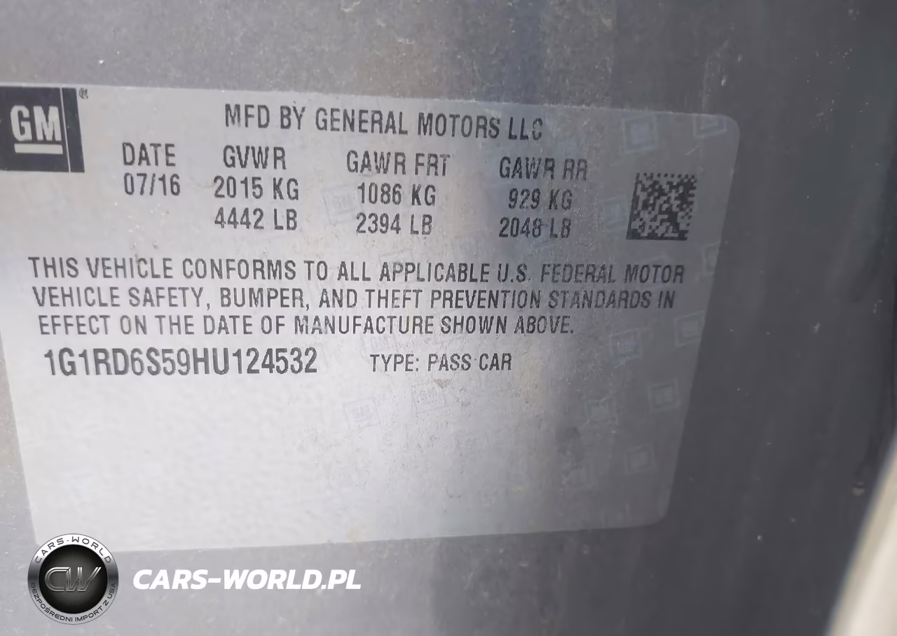 2017 Chevrolet Volt Premier VIN:1G1RD6S59HU124532 - 9