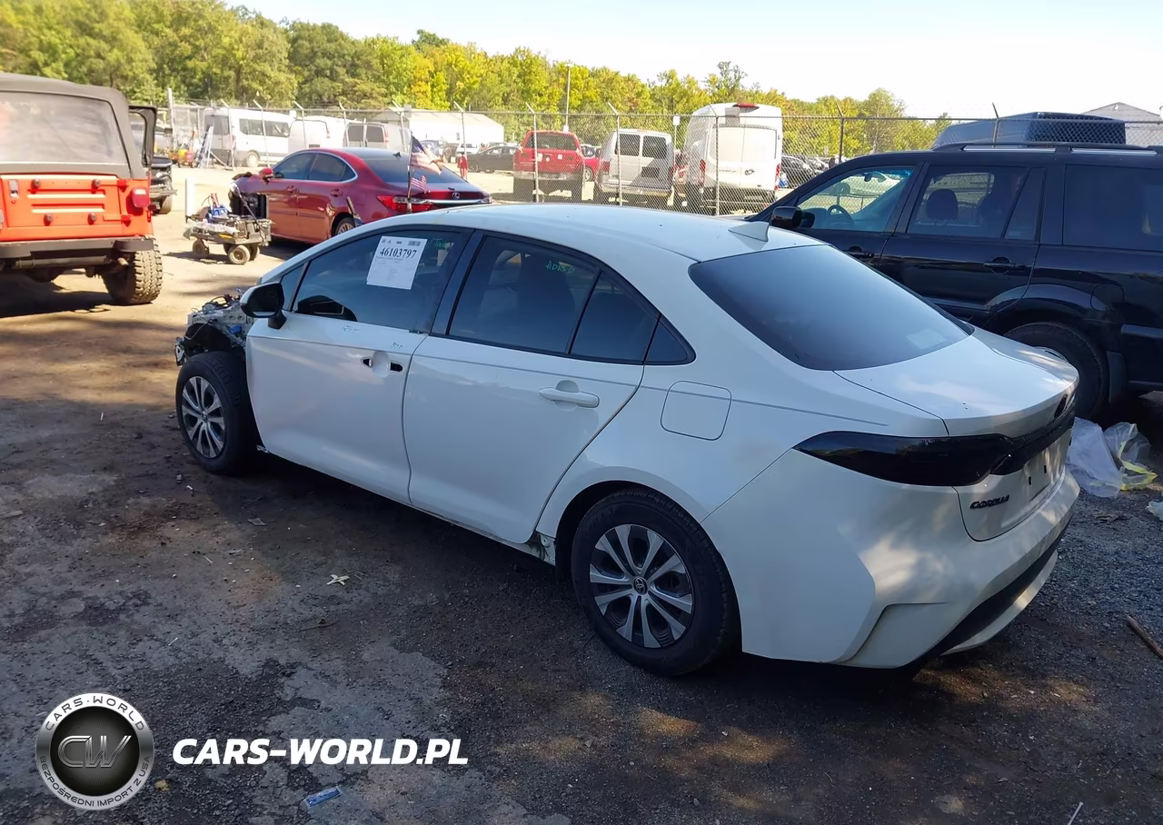 2022 Toyota Corolla Hybrid Le VIN:JTDEAMDE9NJ037081 - 3