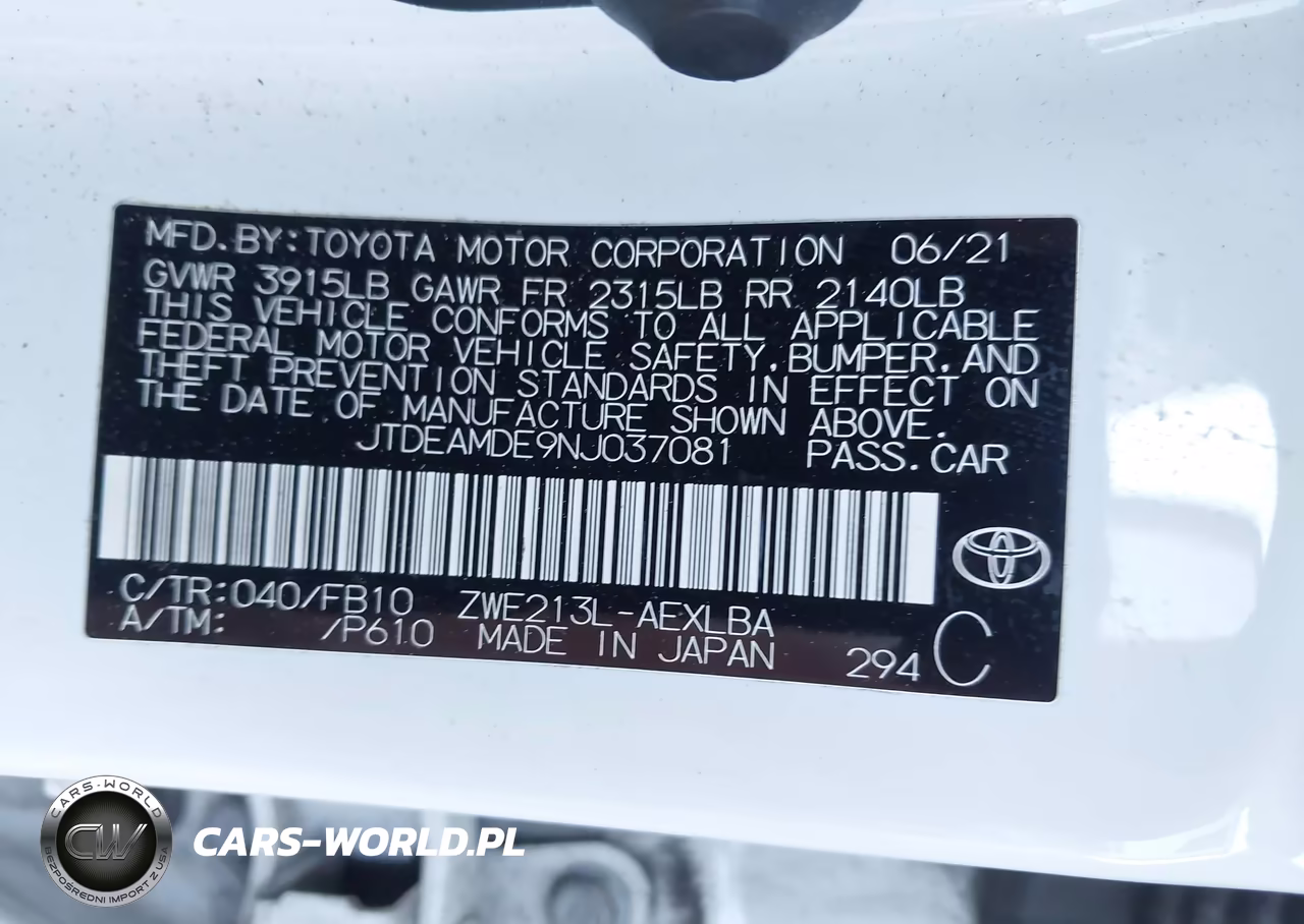 2022 Toyota Corolla Hybrid Le VIN:JTDEAMDE9NJ037081 - 9