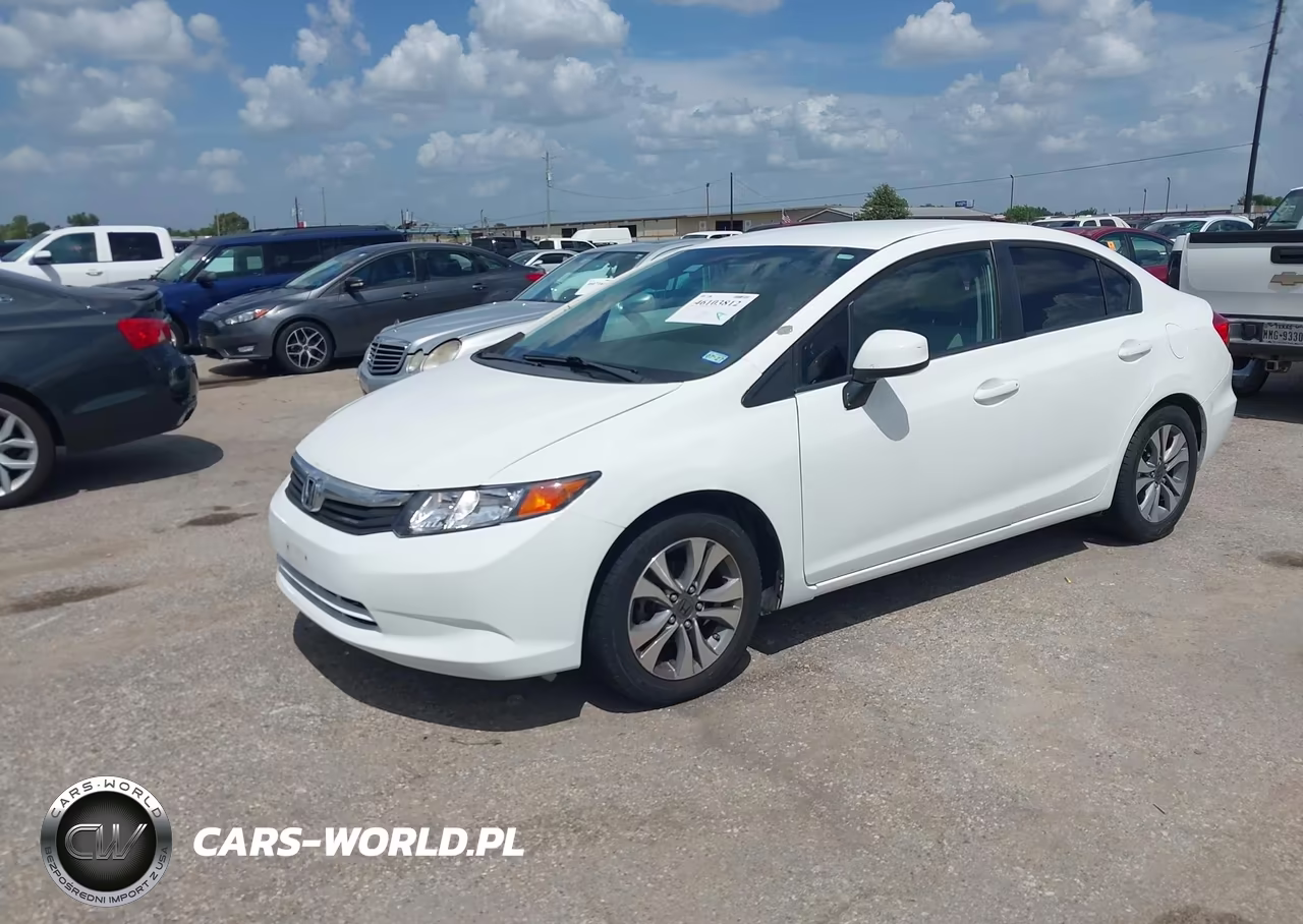 2012 Honda Civic Lx VIN:19XFB2F54CE058563 - 2