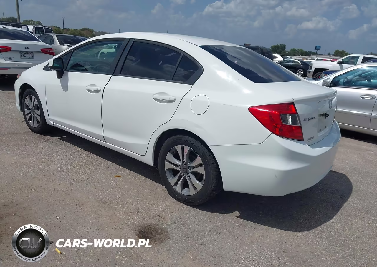 2012 Honda Civic Lx VIN:19XFB2F54CE058563 - 3