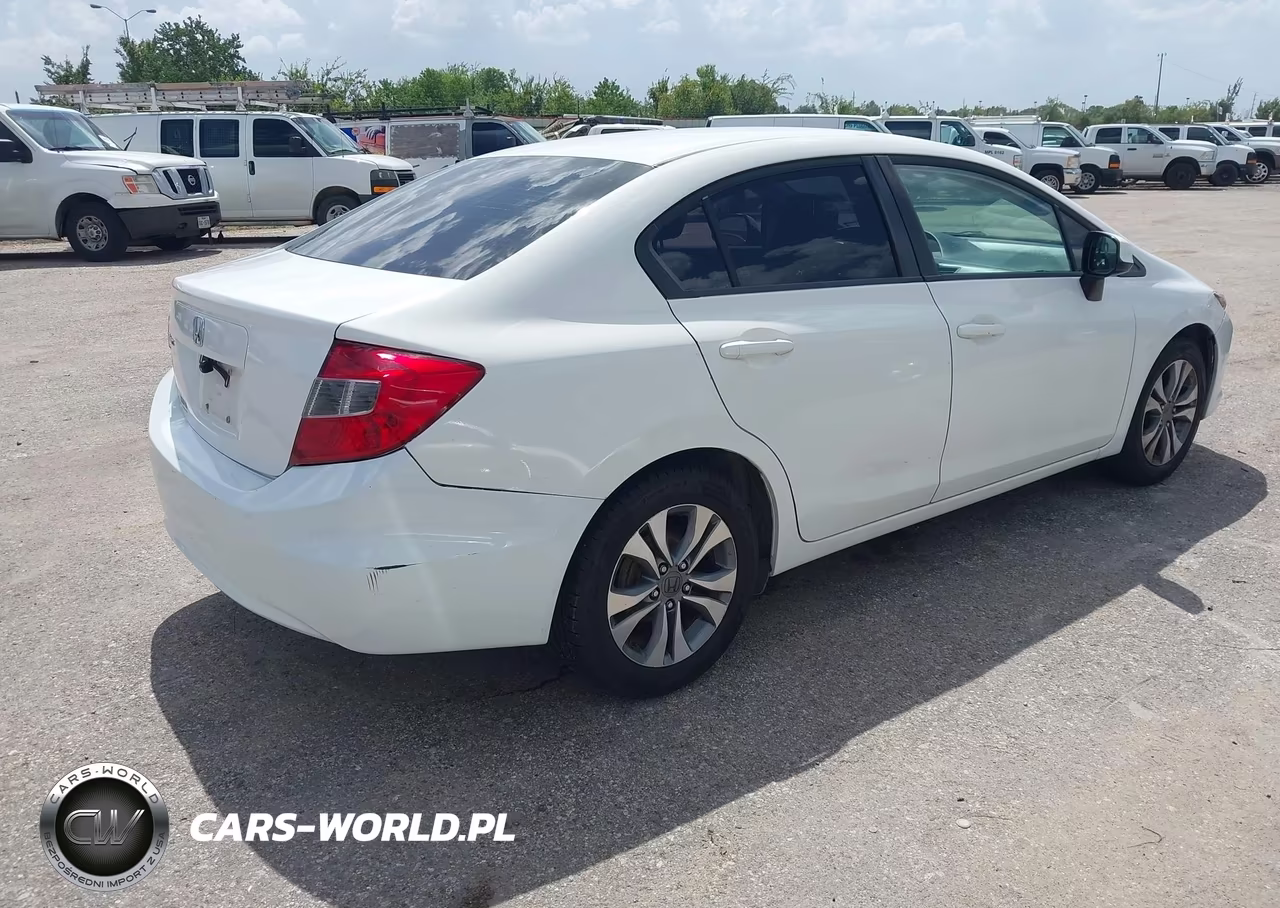 2012 Honda Civic Lx VIN:19XFB2F54CE058563 - 4