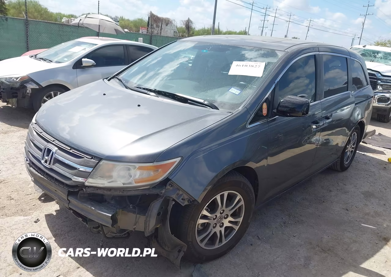 2013 Honda Odyssey Ex-L VIN:5FNRL5H68DB044470 - 2