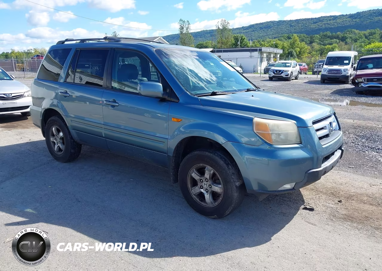 2007 Honda Pilot Ex-L VIN:5FNYF18627B021556 - 1