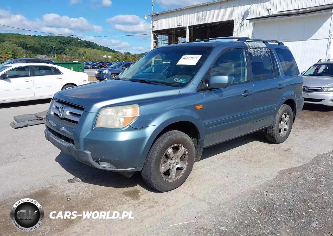 2007 Honda Pilot Ex-L VIN:5FNYF18627B021556 - 2