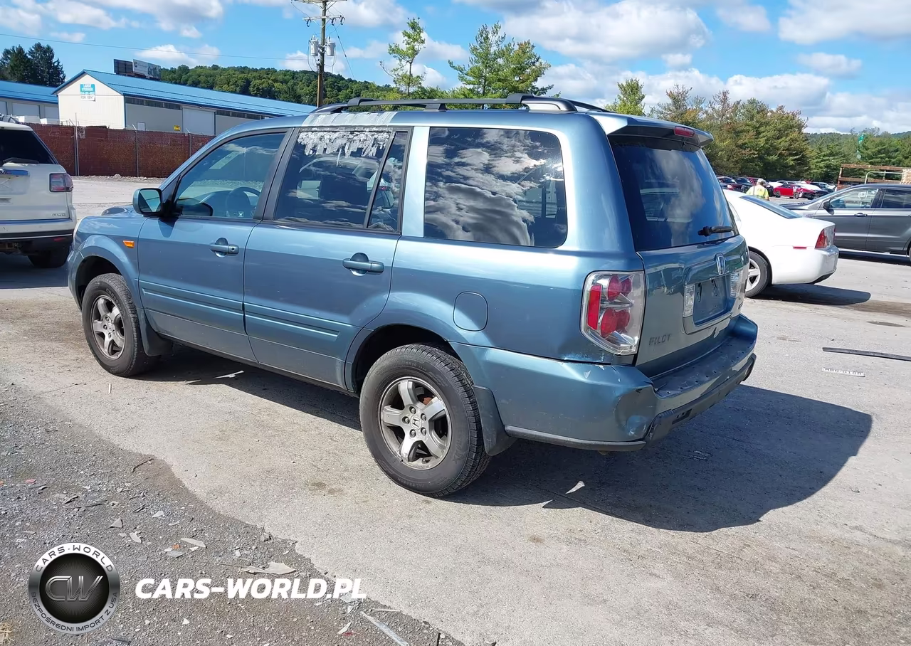 2007 Honda Pilot Ex-L VIN:5FNYF18627B021556 - 3