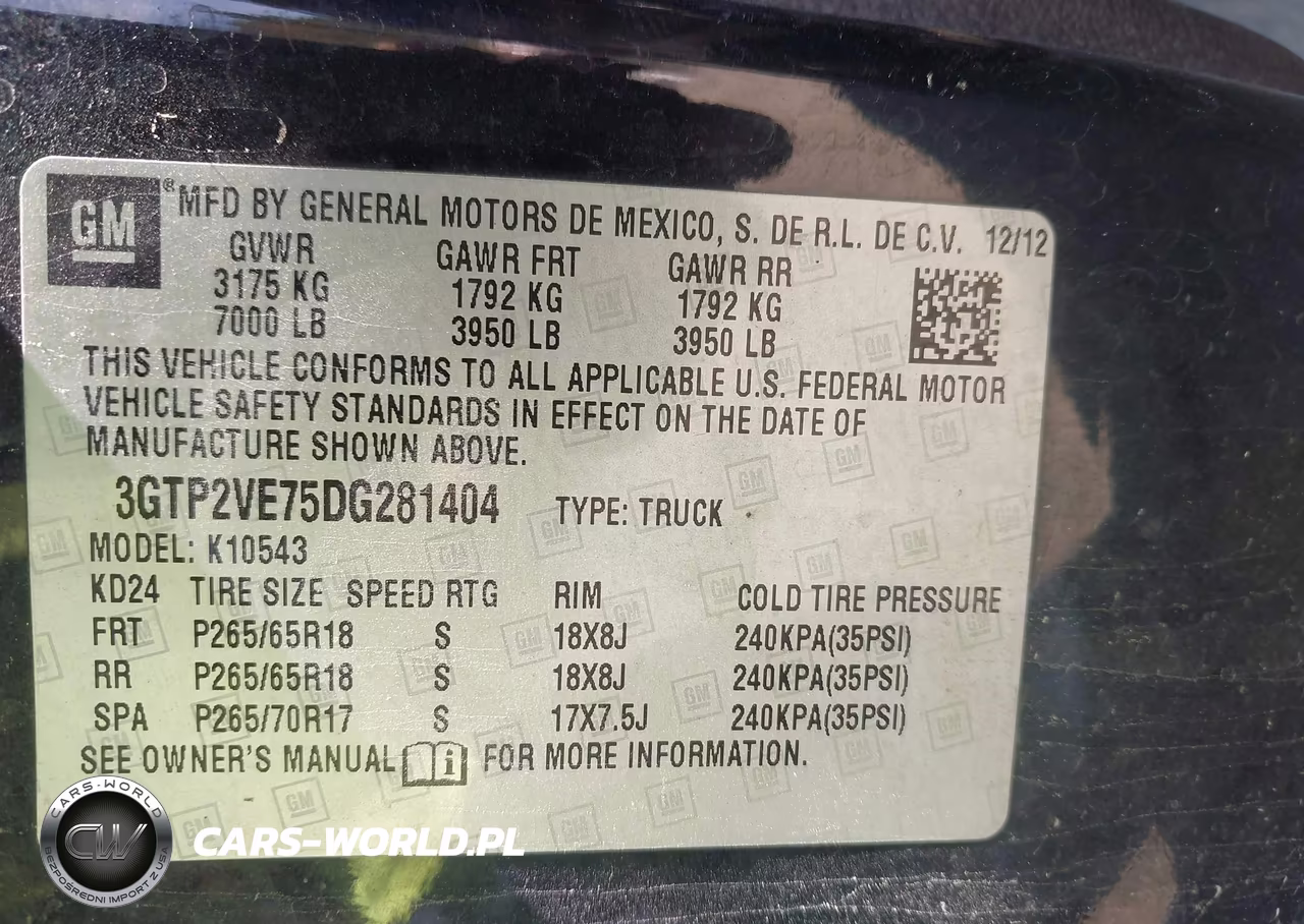 2013 GMC Sierra 1500 Sle VIN:3GTP2VE75DG281404 - 9