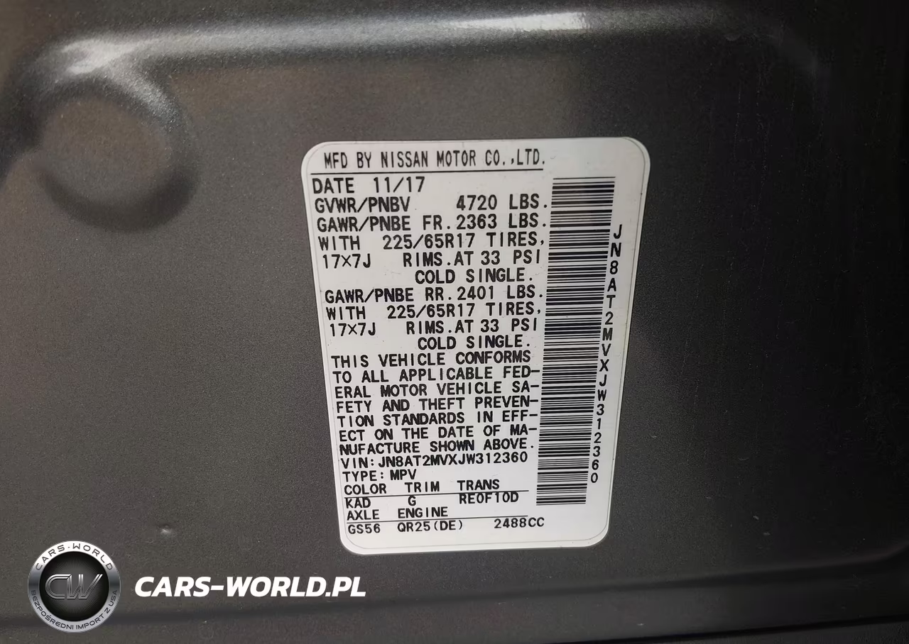 2018 Nissan Rogue S VIN:JN8AT2MVXJW312360 - 9