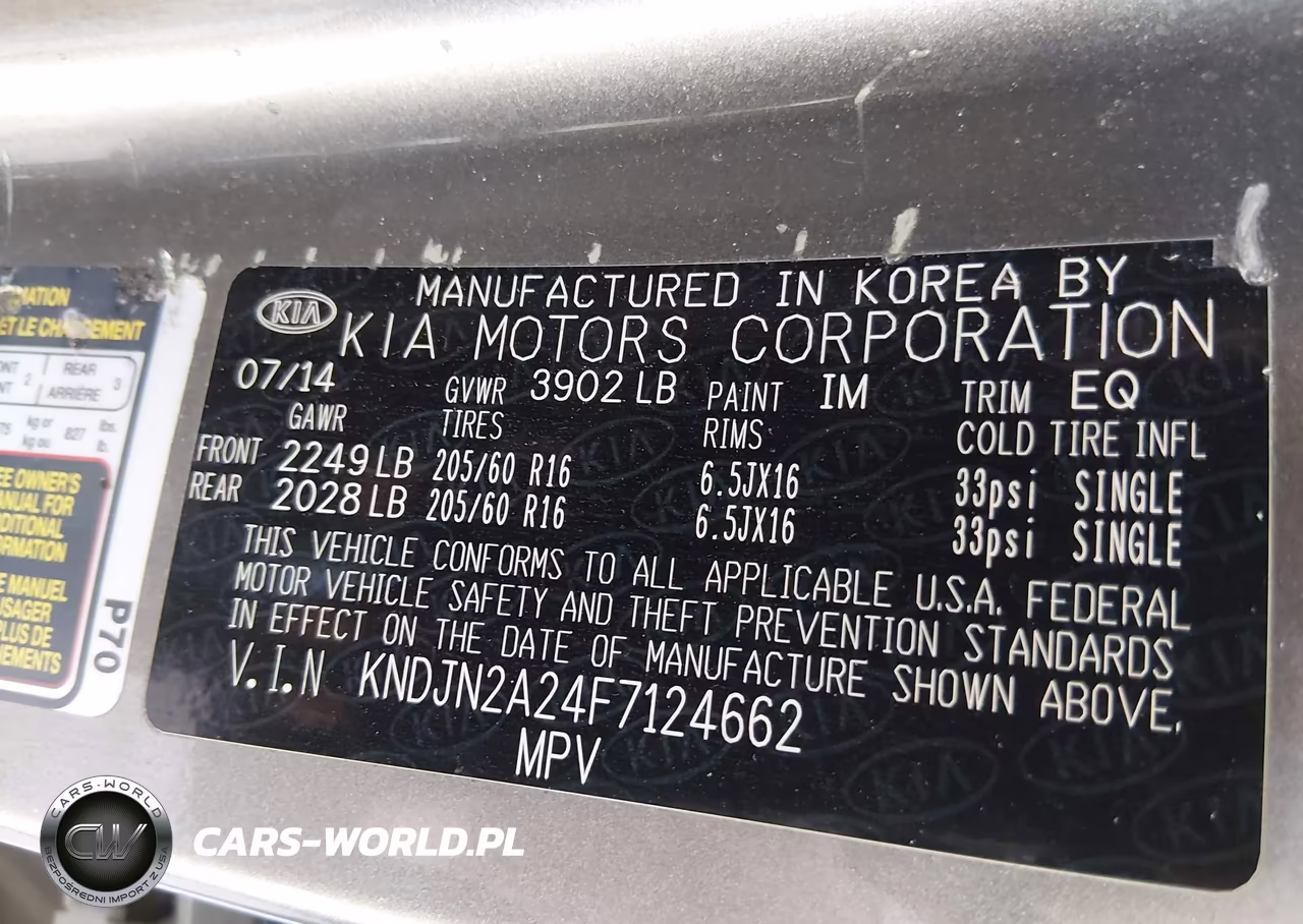 2015 Kia Soul VIN:KNDJN2A24F7124662 - 9