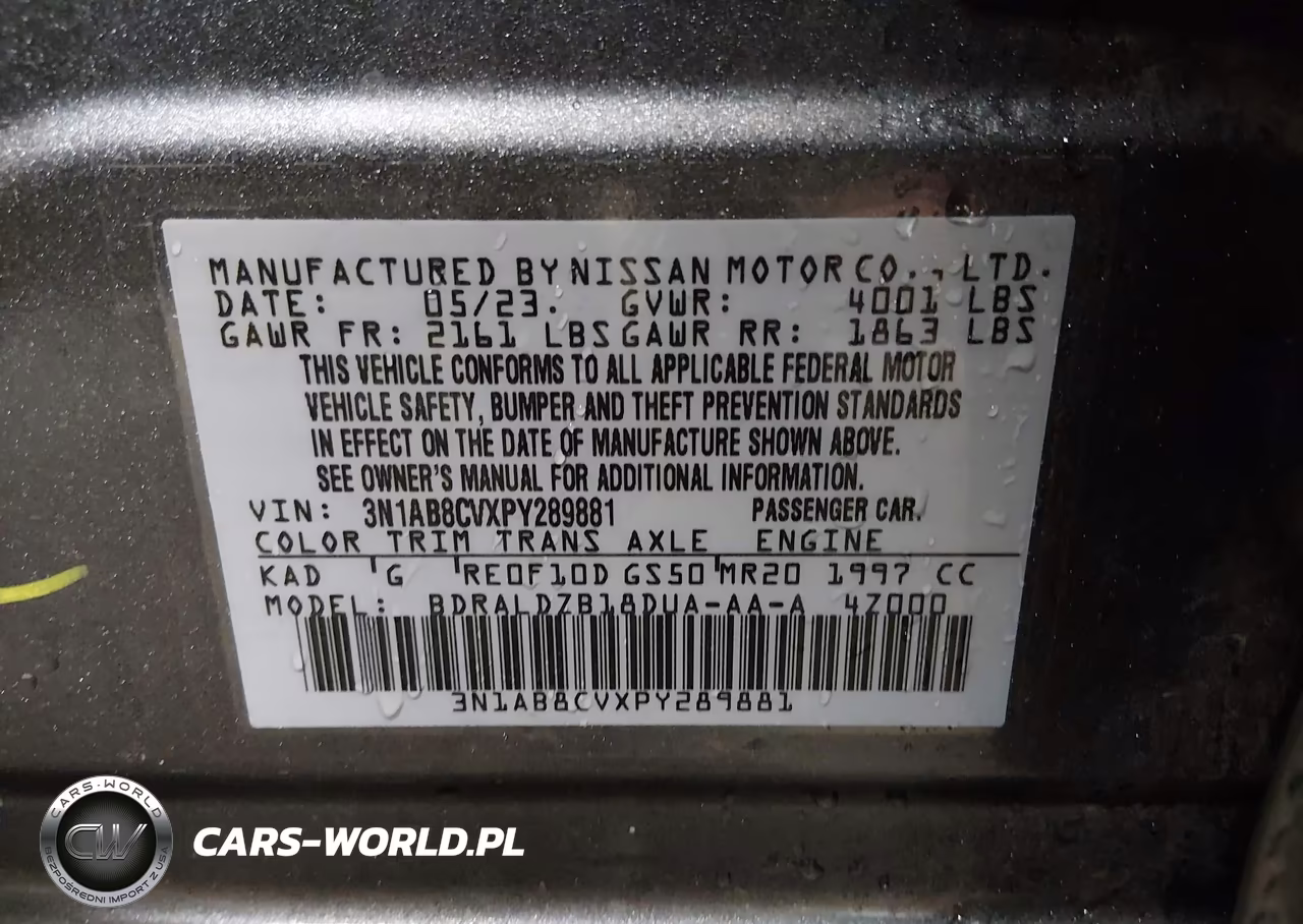 2023 Nissan Sentra Sv Xtronic Cvt VIN:3N1AB8CVXPY289881 - 9
