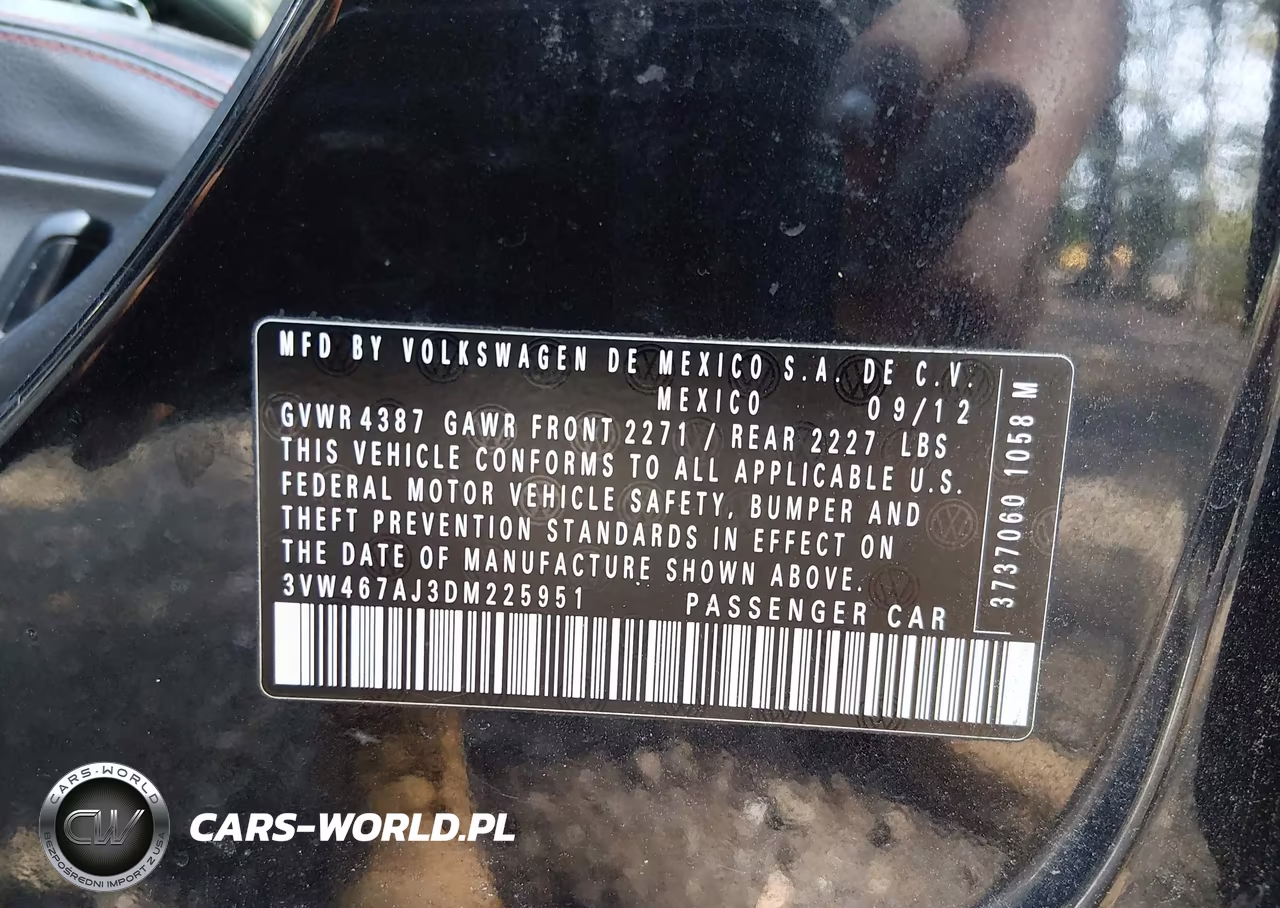 2013 Volkswagen Jetta Gli Autobahn VIN:3VW467AJ3DM225951 - 9