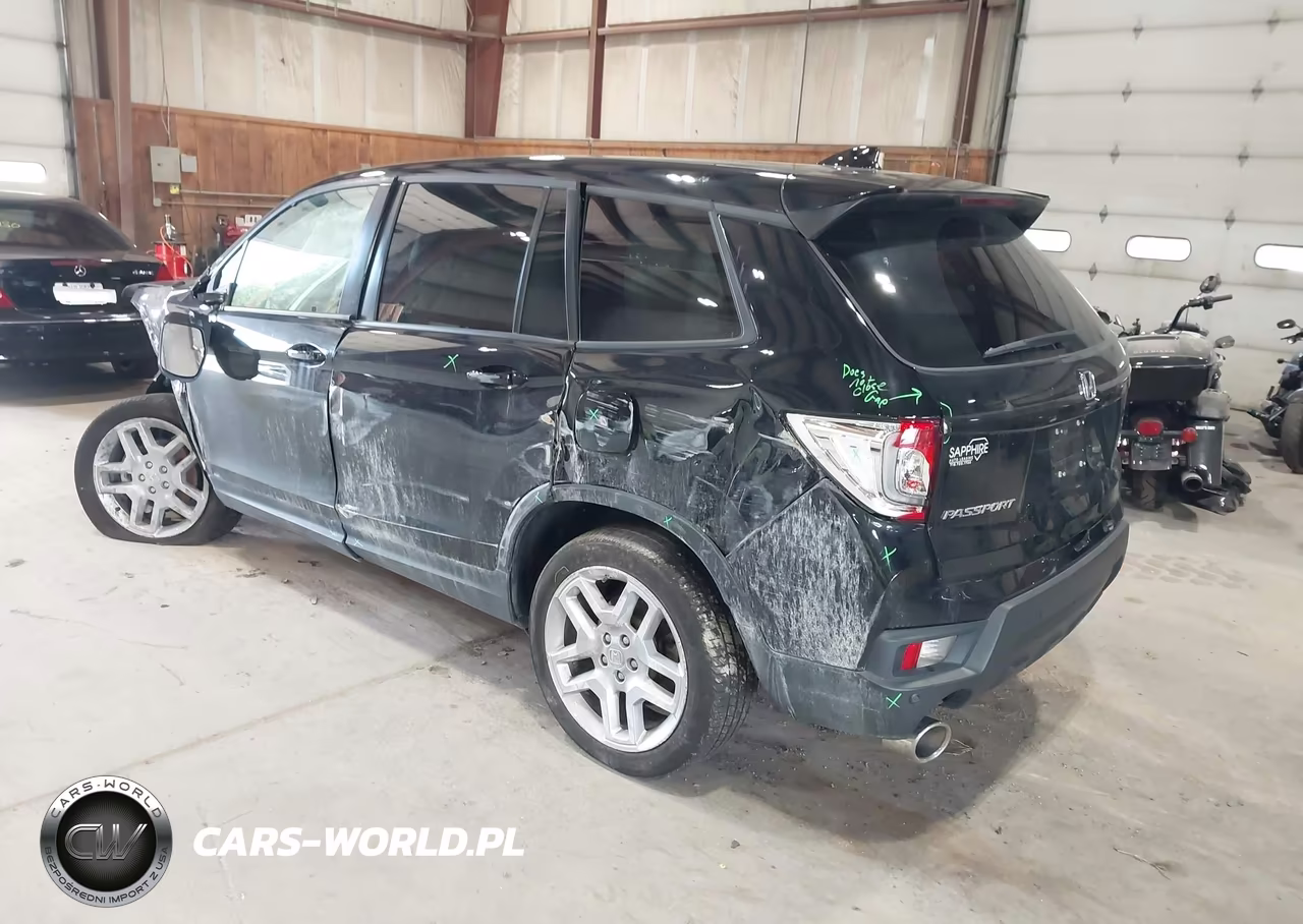 2025 Honda Passport Awd Ex-L VIN:5FNYF8H5XSB007915 - 3