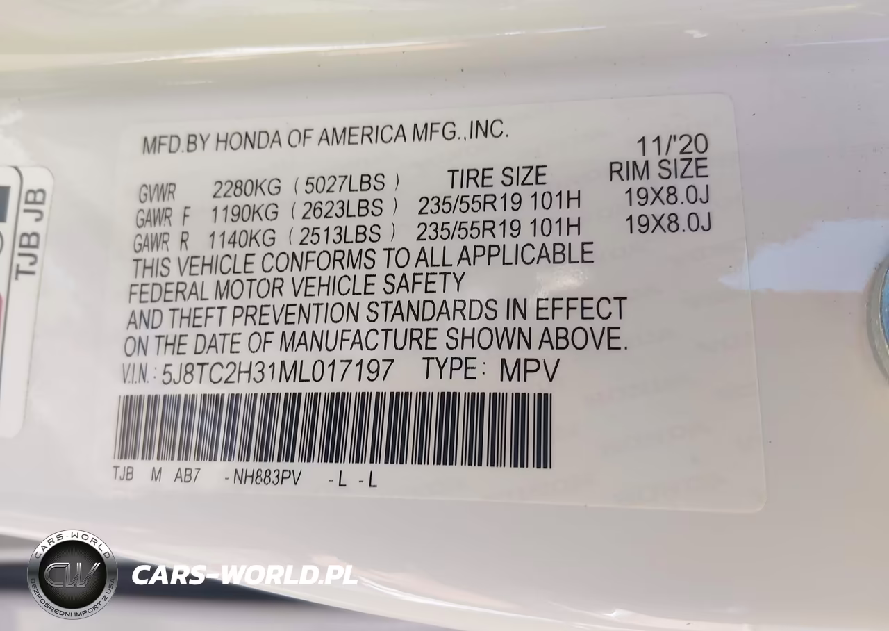 2021 Acura Rdx Standard VIN:5J8TC2H31ML017197 - 9