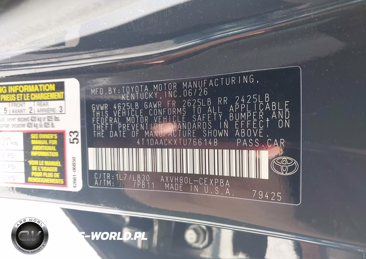 2026 Toyota Camry Xse VIN:4T1DAACKXTU766148 - 9
