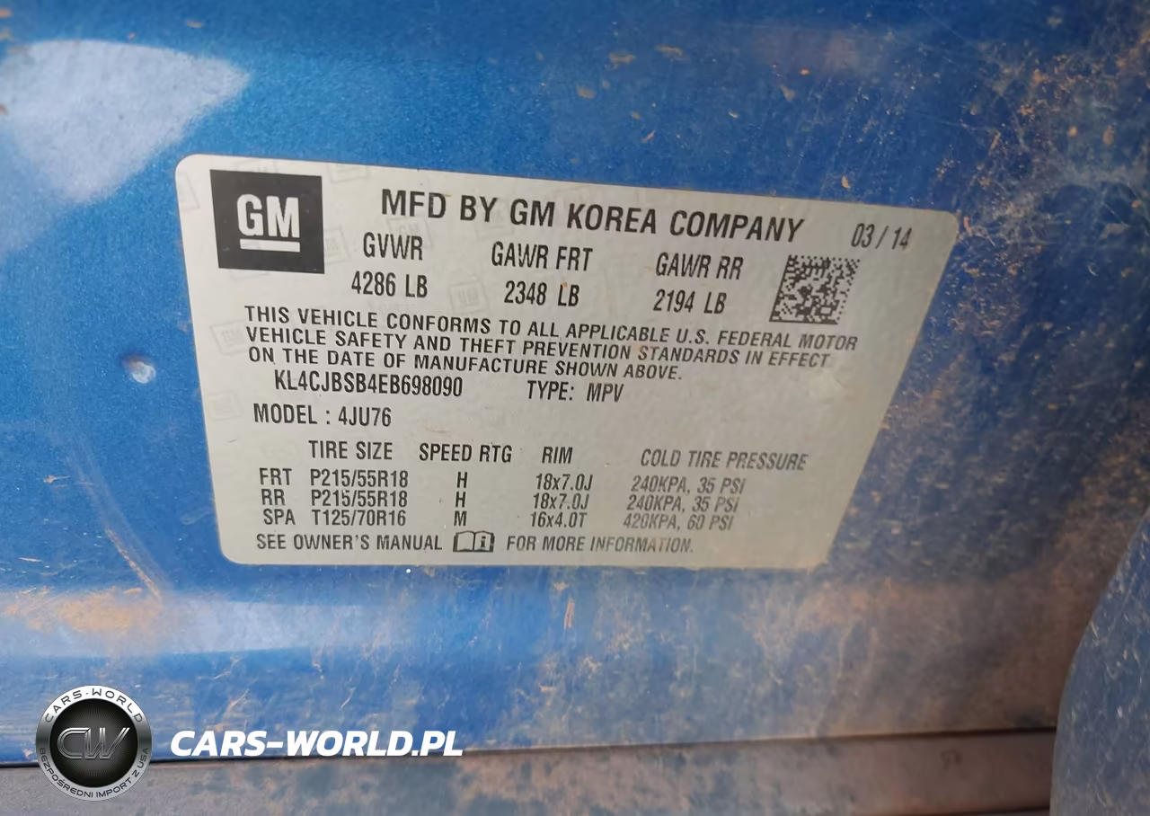 2014 Buick Encore Convenience VIN:KL4CJBSB4EB698090 - 9