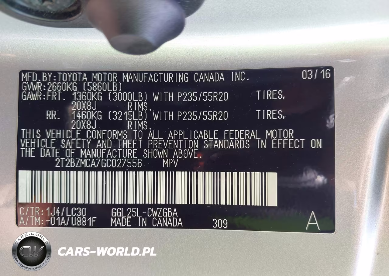 2016 Lexus Rx 350 F Sport VIN:2T2BZMCA7GC027556 - 9