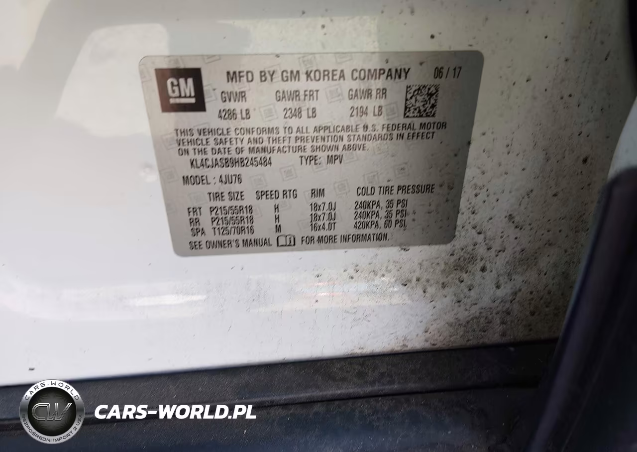 2017 Buick Encore Preferred VIN:KL4CJASB9HB245484 - 9