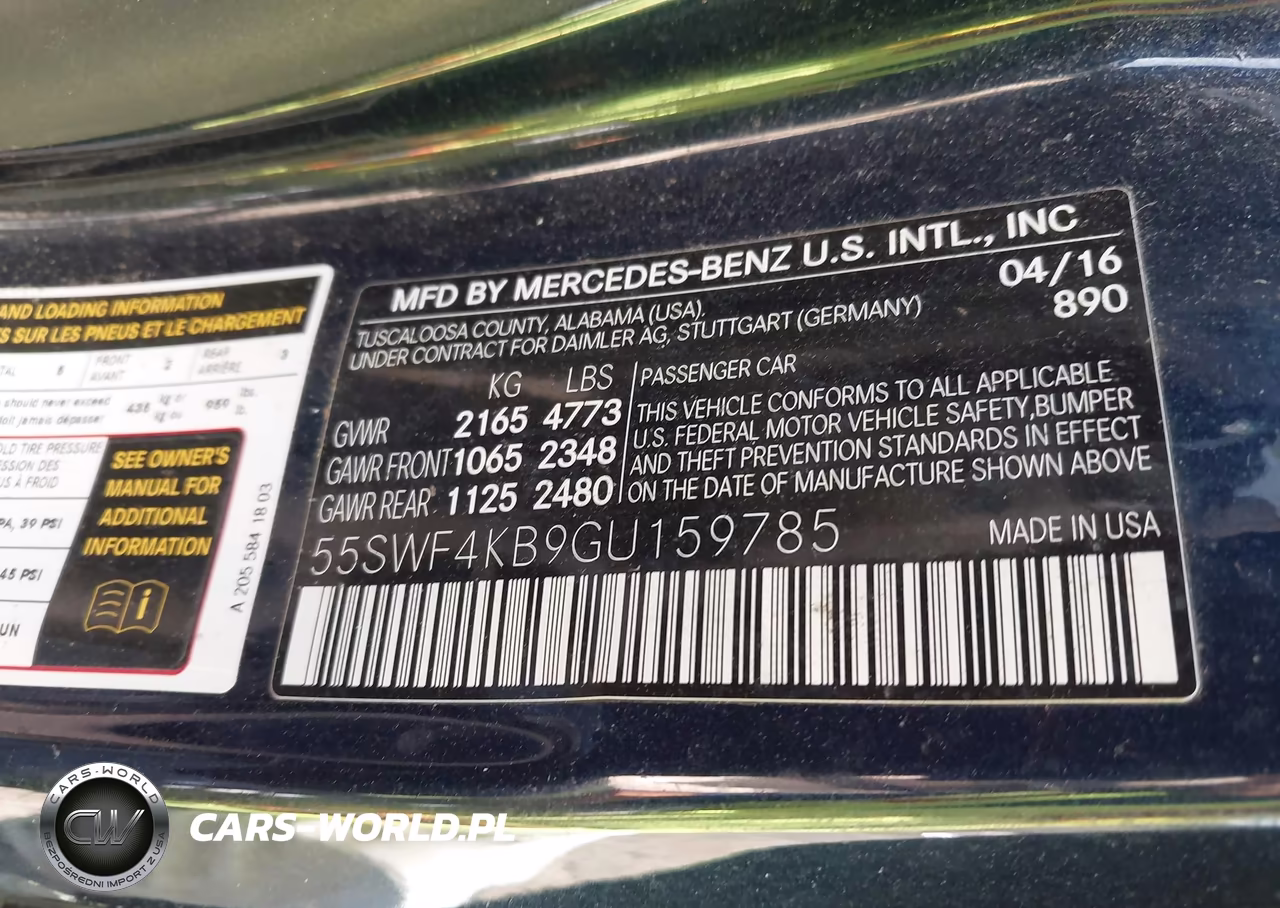 2016 Mercedes-Benz C 300 Luxury 4Matic VIN:55SWF4KB9GU159785 - 9