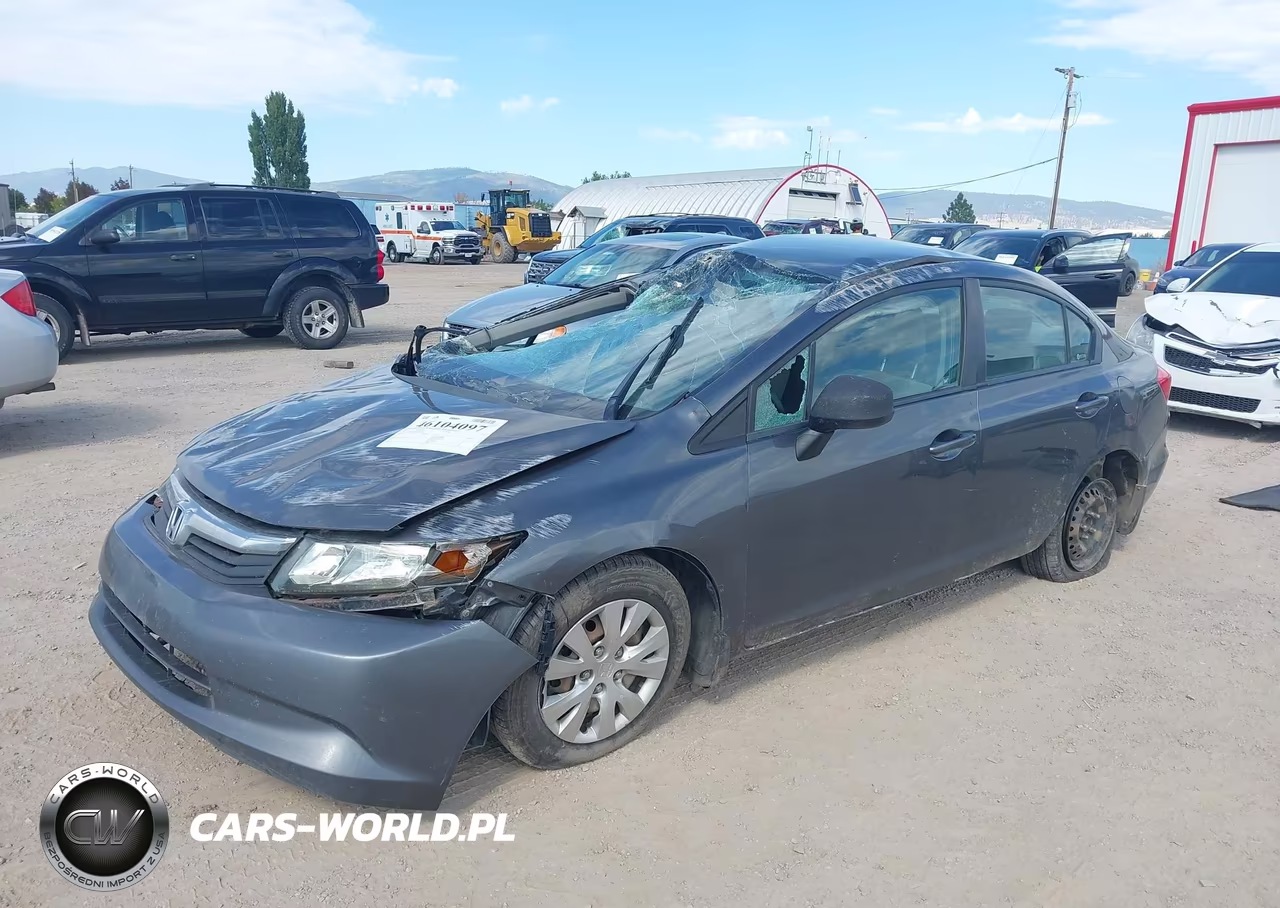 2012 Honda Civic Lx VIN:2HGFB2F53CH312026 - 2