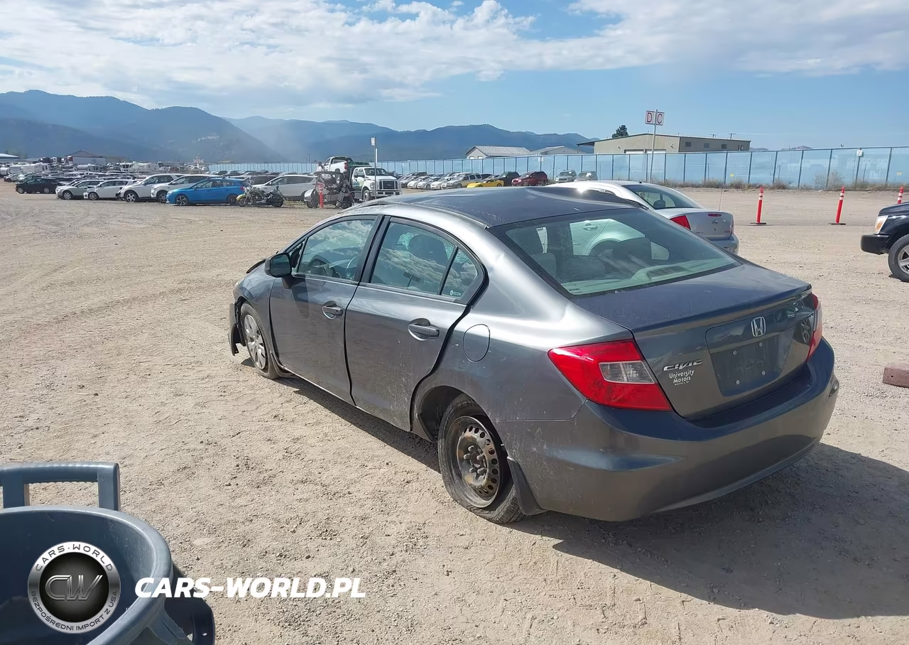 2012 Honda Civic Lx VIN:2HGFB2F53CH312026 - 3