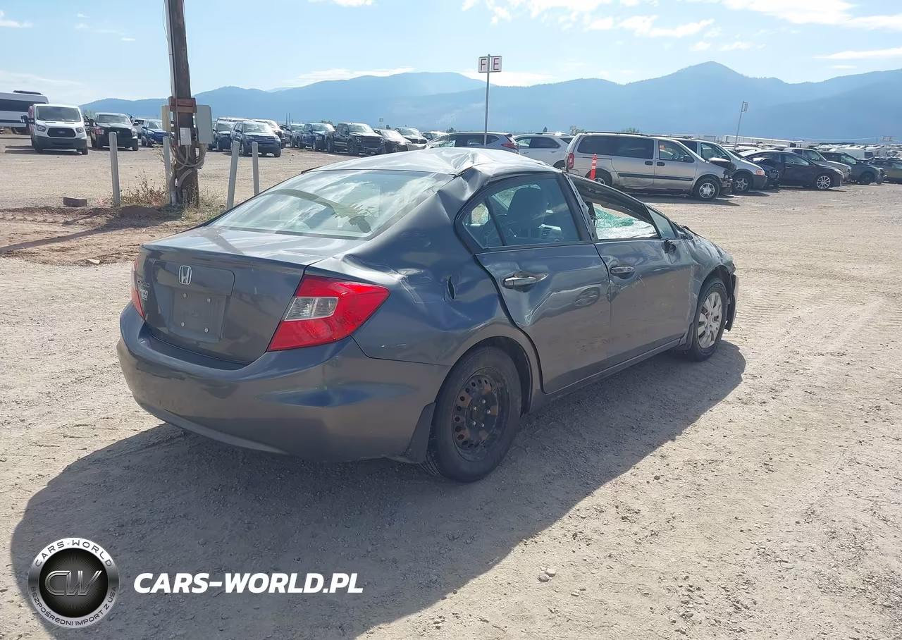 2012 Honda Civic Lx VIN:2HGFB2F53CH312026 - 4
