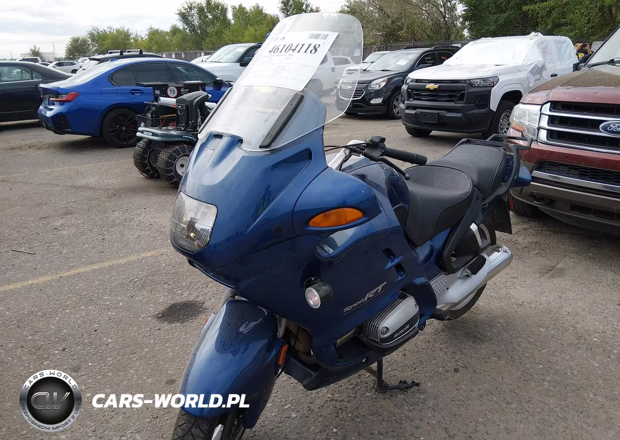 1996 BMW R1100 Rt-Rtl VIN:WB1041809T0440833 - 2