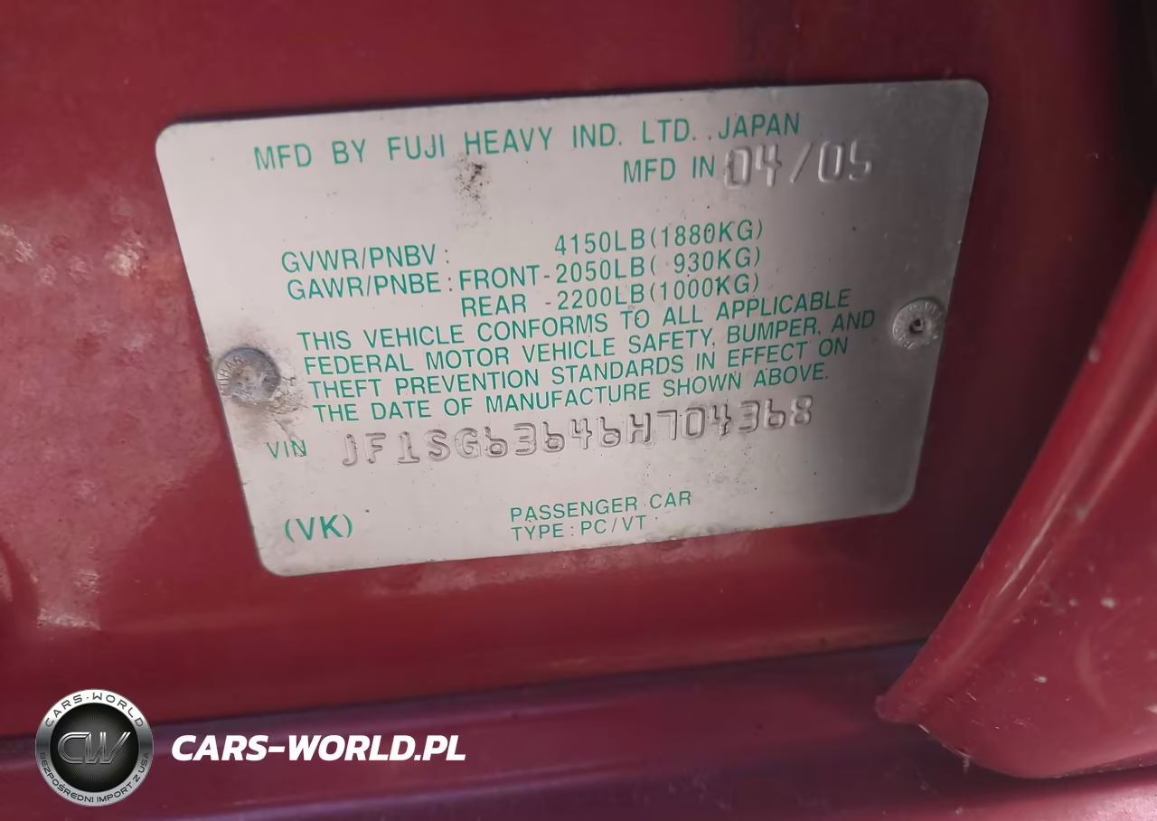 2006 Subaru Forester 2.5X VIN:JF1SG63646H704368 - 9