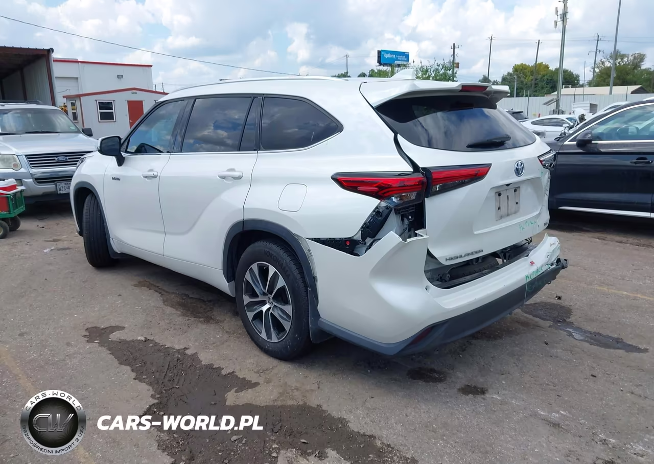 2020 Toyota Highlander Hybrid Xle VIN:5TDGARAHXLS502715 - 3